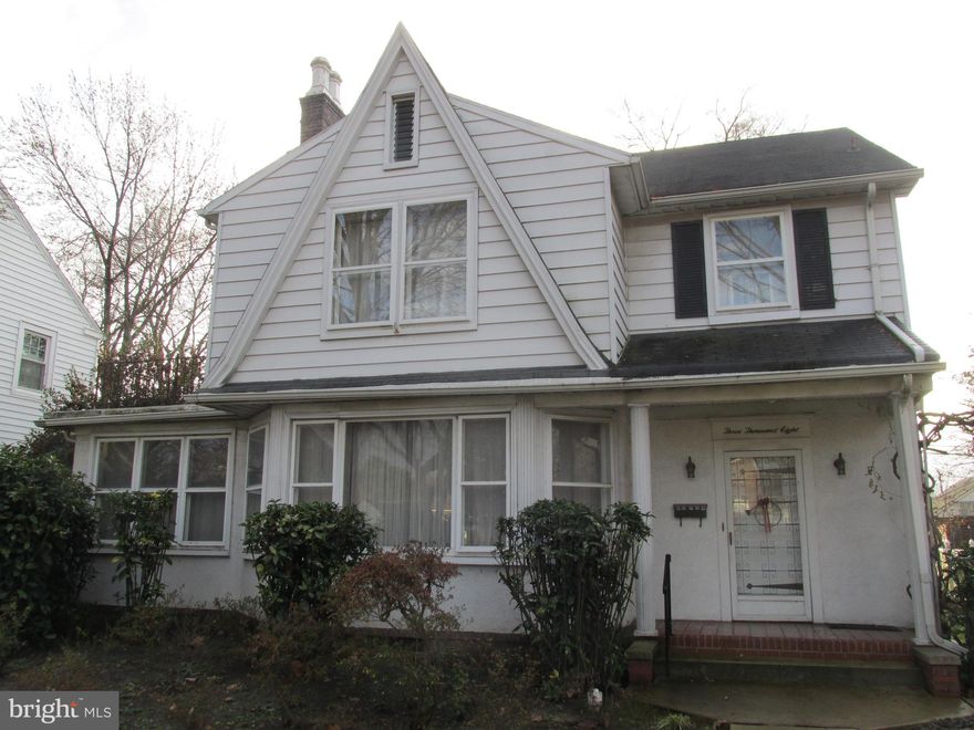Lovely spacious home in Old Dundalk. Large rooms for entertaining. Living room has a wood burning fireplace.  Kitchen has a Breakfast room. A Powder room is on main level. Dining room has lots of built in shelves.  Three spacious bedrooms upstairs. Balcony off Master bedroom.  Lots of closets thru out. Attic has some flooring for extra storage. Some fresh paint thru out. Large unfinished Basement has room for your workshop, man cave or recreation room. Basement has just been waterproofed, warranty will convey to new owner. Garage in back yard has double door. Estate Sale, being sold AS IS, needs work, bring your new ideas, cash or Conventional financing. Seller will make no repairs. Inspections are for buyers info only. This home has lots of old charm. Call CSS for appointments
