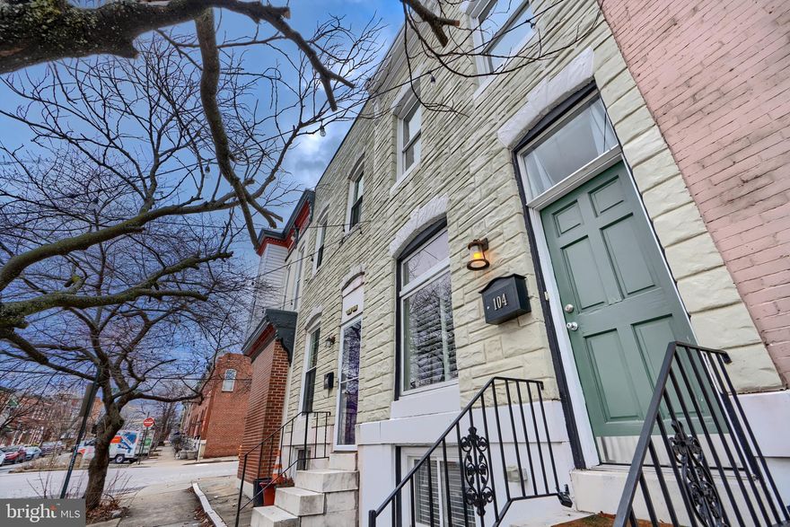 Patterson Park - Beautiful wide home 1 block off the park- Wood floors-Stainless appliances- half bath on main - Finished basement -family room or extra bedroom- New water heater- Central AC/Heat-- Possible parking conversion in rear- Large angled parking in front- Great block- Deck off rear- 2 full bath upstairs- Laundry on main level- Seller paid- One year warranty-Come join us at the open house on March 15th 11-1pm. See you there!