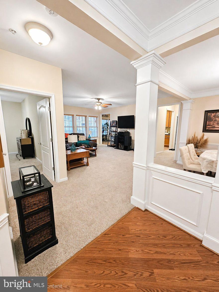 DREAM BIG!!
Discover maintenance-free living in this desirable 2-bedroom, 2-full bath condo located in a vibrant 55+ community. This home offers a thoughtfully laid-out interior designed for comfort and convenience.
Key Features & Upgrades:
Master Suite: Features a spacious bedroom with a desirable walk-in closet.
Living Areas: Enjoy a functional flow between the Kitchen, which includes a dedicated breakfast area, and the formal Dining Room.
Flexible Space: The unit boasts a versatile Bonus room, a separate Laundry room, and additional in-unit Storage room.
Modern Amenities: Peace of mind comes with a new water heater and an updated kitchen featuring stainless steel appliances.
Schedule your showing today!!