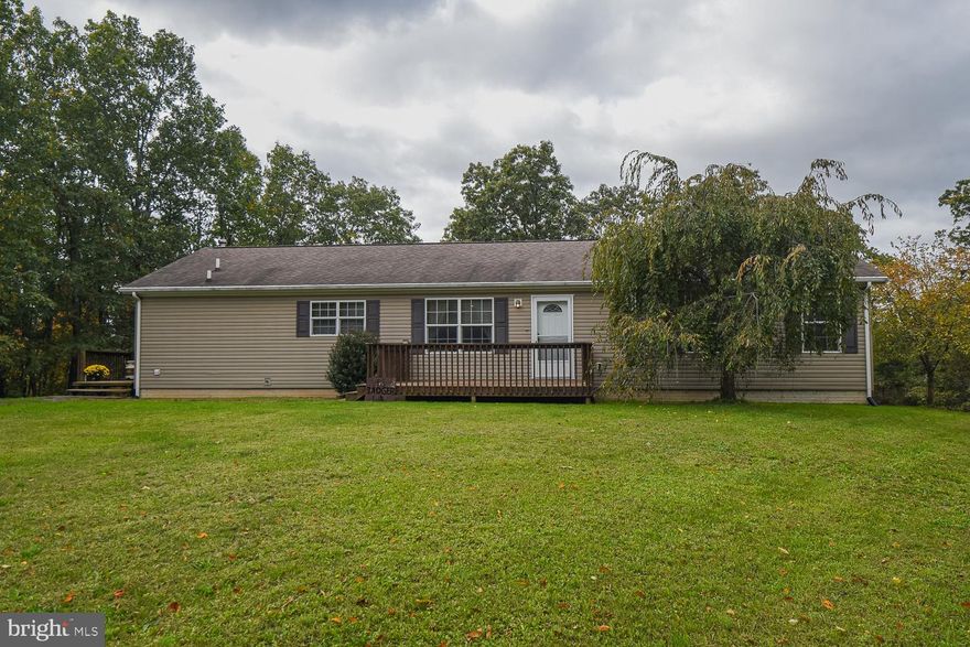 Welcome to 91 Badger Lane!  Enjoy easy ONE LEVEL living in this MOVE-IN READY 3 Bed / 2 FULL Bath modular home!  Features include HARDWOOD flooring in the living room and dining area!  A FULL unfinished BASEMENT with a wood stove, that is the perfect blank canvas awaiting YOUR ideas!  Situated on 5.49 ACRES, the property features a small spring fed POND that is begging to be expanded and an open shed to use as you wish!  Come take a look, you WILL NOT be disappointed!