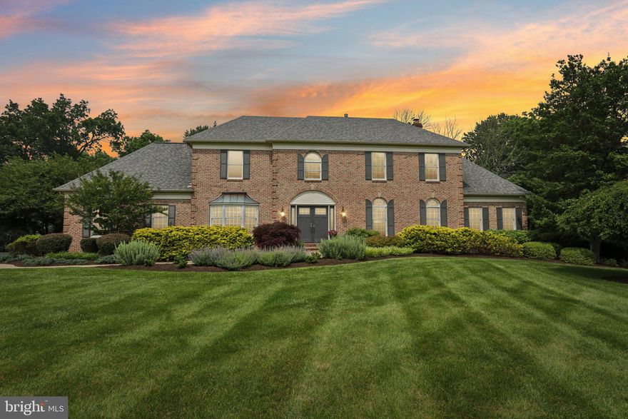 OPEN HOUSE for Saturday 6/28/25 has been Cancelled!
Welcome Home to Thornbury Knoll! Experience timeless elegance in this impeccably maintained colonial style residence, nestled on a premium 1.2-acre cul-de-sac lot in Chester County. Located within the prestigious West Chester School District and served by Rustin High School, this exceptional home offers serenity, space, and sophistication with stunning views from every window. Step through the new double-door entry into a grand two-story center hall featuring a striking curved stairway and wide plank hardwood floors throughout the main level. To the right, the formal living room with abundant light flows through French doors into a cozy family room with a gas fireplace, a ceiling fan, and a large picture window framing the picturesque backyard. From here, step down into a sun-drenched solarium featuring soaring vaulted ceilings, Italian tile flooring, Palladian windows, dual Casablanca ceiling fans, and a sliding door to the composite deck —perfect for morning coffee or peaceful afternoons. To the left of the center hall, enjoy elegant entertaining in the formal dining room with a charming bay window. A stylish powder room and coat closet add convenience to the main level. The heart of the home is the stunning chef’s kitchen, complete with a large center island, granite countertops, subway tile backsplash, stainless steel KitchenAid high end appliances, dual fuel stove, and an abundance of cabinetry. Adjacent to the kitchen is a spacious laundry/mudroom with utility sink, washer & dryer, coat closet, access to the 2.5 car garage, and an exterior exit to the expansive two-tiered composite deck featuring a direct gas line grill and flower boxes—ideal for outdoor dining and entertaining. The professionally landscaped backyard is a private oasis, featuring a large shed with electricity—perfect as a workshop or charming “She Shed.” Upstairs, retreat to the luxurious primary suite with plantation shutters, plush carpeting, a sitting room, spacious walk-in closet, and a beautifully appointed en-suite bath featuring ceramic tile, a freestanding soaking tub, double vanity, a corner shower, and a linen closet. Three additional spacious bedrooms with double closets share a full hall bath with ceramic tile, double sink, and a tub/shower combo. The fully finished walk-out basement is an entertainer’s dream! Highlights include a generous family room with a gas fireplace, a wet bar with a wine fridge, and sliders to the paver patio and backyard. A large adjacent space is ideal for a game room, playroom, or fitness area and includes a convenient powder room. Additional features include a 200-amp electrical service, a whole-house speaker wiring system, and a workshop/storage area with utility sink, cabinetry, fridge, and a dog door to the yard. Easy access to the basement via double doors makes moving large items a breeze. Additional features Include a 19-zone Wi-Fi-controlled irrigation system, Andersen windows, push-up blinds on the front windows in dining and living room, and perennial gardens surrounding the home. Close to area amenities including walking trails, shops and dining in historic downtown West Chester. Don’t miss this rare opportunity to own a truly exceptional home in an idyllic setting—just in time to enjoy summer barbecues and unforgettable weekends. Schedule your private tour today!