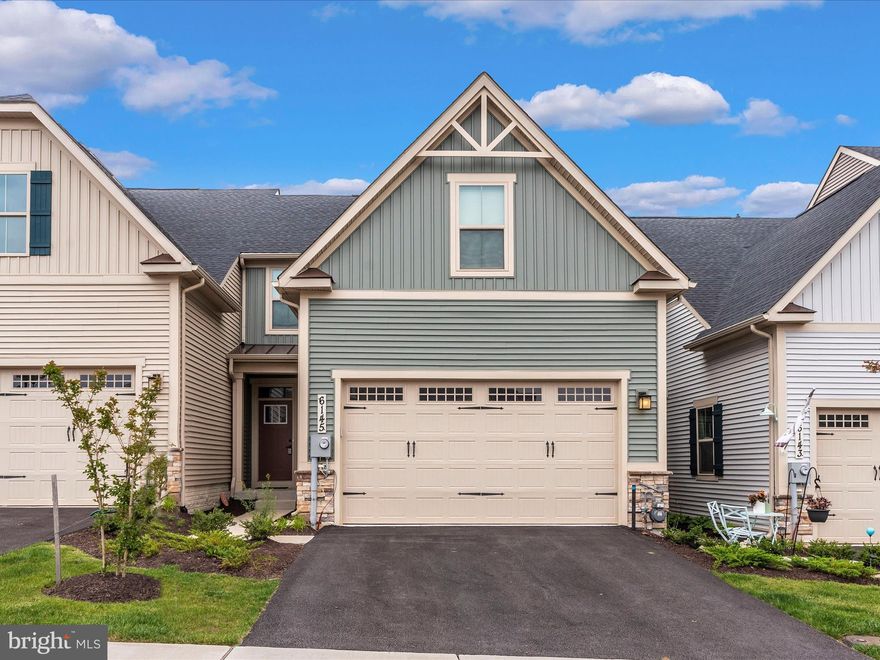 **** SELLER TO CONTRIBUTE UPTO 10K TOWARDS CLOSING OR TO BUY DOWN INTEREST RATE****This spectacular Villa is almost brand new built in 2022 with MAIN LEVEL MASTER SUITE  with a 2-car garage. This fabulous home is located in the Harrington Terrace community and has 3 large well-lit bedrooms and 2.5 bathrooms,  and a finished large basement. The driveway is big enough to park 2  cars convenient when entertaining guests. The entire main level boasts stunning wood flooring throughout. The main level has a spacious kitchen, Master bedroom, washer/dryer, family room, and a covered porch for entertainment. The main level has a large master bedroom that features an oversized walk-in closet and a master bathroom equipped with double vanity, and walk-in shower stall. The kitchen has everything you can imagine in your dream gourmet kitchen, featuring high-finished soft-close cabinets, stainless steel appliances, a gas range, a built-in microwave, and granite countertops. With an open floor plan, the kitchen opens to a spacious family room which leads to a covered porch for outdoor entertainment. This main level comes with a powder room. The upper level has two large bedrooms and a full bathroom provided for family and guests.