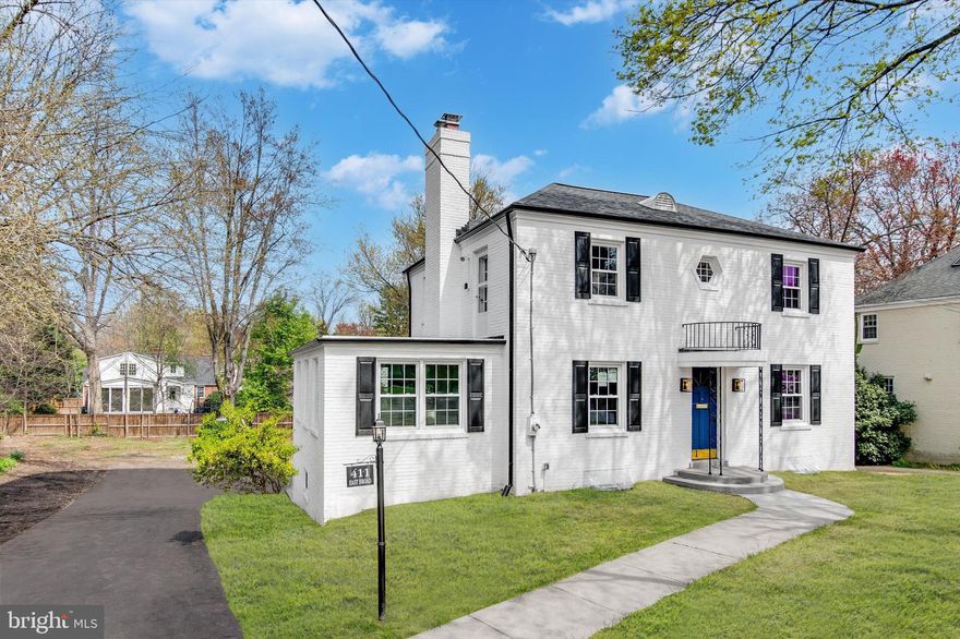 Graciously Updated Federal Colonial in Sought-After Falls Church City
This stunning Federal Colonial, meticulously remodeled with a spacious rear addition, offers modern luxury while retaining its historic charm. Step inside to a welcoming foyer leading to a grand living room featuring the original wood-burning fireplace. A sun-drenched study boasts built-in shelves, a wet bar, and a wine cooler, creating a perfect haven for relaxation or work.
On the opposite side of the home, a brand new kitchen awaits, featuring sleek black stainless steel appliances, gleaming quartz countertops, and brushed gold fixtures. The adjacent family room provides a spacious area for entertaining, complete with a convenient powder room.
Upstairs, the master suite delivers a luxurious retreat with a walk-in closet and a spa-like bathroom showcasing a double vanity, a custom design shower with LED lighting in the niche, and a separate water closet. Two additional spacious bedrooms, a laundry area, and a new full bathroom complete the upper level.
The finished lower level offers a bright bedroom with egress windows, a full custom bathroom, a recreation area, and ample storage space leading to the one-car garage.
Finally, a large private yard perfect for entertaining, gardening, and simply enjoying.
Extensive Modern Upgrades:
This meticulously renovated home boasts an impressive list of updates, ensuring optimal comfort and efficiency. Highlights include new hardwood floors, designer light fixtures throughout, a new roof including the EPDM over the study, lined Chimney, new windows, a new HV/AC system, a new gas water heater, a new plumbing system, an almost entirely new electrical system, new gas meter and upgraded gas service line from the street, and a new asphalt driveway.
Prime Falls Church Location:
Enjoy the vibrant energy of Falls Church City within walking distance! This exceptional location offers easy access to the State Theater, the Farmer's Market, the renovated Mary Riley Styles Library, the East & West Falls Church Metro Stations, several parks, and walking trails. You'll be surrounded by shops, grocery stores, restaurants, and major commuter routes, with close proximity to DC and the Mosaic District.