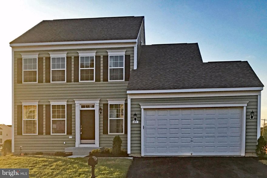 BRING IN THE NEW YEAR WITH A BANG!  Dan Ryan Builders at Washington Trail Cypress plan with 4' rear extension for big bedrooms, Family Room with vaulted ceiling & kitchen which features stainless appliances, granite tops & upgrade cabinets with island. Deluxe owners bath with double vanity & separate tub & shower. Full basement with stairs walkout.  Close to VA center, Coast Guard, IRS & Rt9.