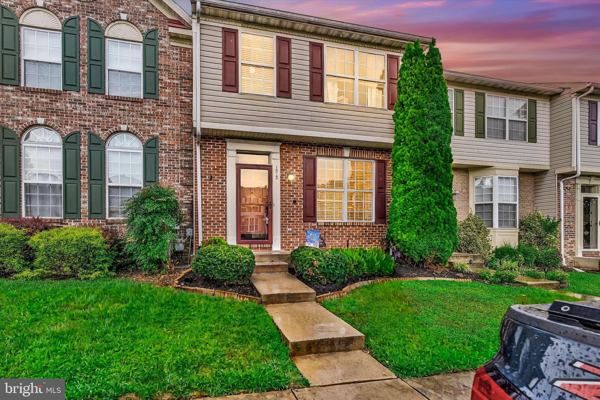 Discover the charm of this beautifully appointed townhouse in the desirable Hickory Overlook community, With 2,242 square feet of thoughtfully designed living space, this home seamlessly blends comfort and style. Step inside to find an inviting open floor plan adorned with neutral paint, crown moldings and chair railings-creating a warm and welcoming atmosphere. The heart of the home features a modern kitchen equipped with a gas range, stainless steel fridge and dishwasher, granite counters and tile backsplash, perfect for culinary enthusiasts. The open combination living room, kitchen/dining area and bump-out bonus room is ideal for entertaining. Retreat to the luxurious primary suite with cathedral ceiling, complete with a walk-in closet and an upgraded bathroom featuring a soaking tub and separate shower, with large windows bringing the outdoors in! Enjoy the spacious finished lower level with rec room, laundry area, full bath and spacious storage area. Outside, the brick front and aluminum siding provide a classic touch, while bump-outs add character and extra space. With assigned parking for two vehicles and a fully fenced, low-maintenance lot, convenience is at your fingertips. This home is not just a place to live; it’s a lifestyle. Experience the perfect blend of modern amenities and traditional charm in a community that feels like home. Don’t miss your chance to make this stunning property yours! Upgrades include roof 2017, sump pump 2023, upper level carpets 2022, hwh 2022, washer/dryer 2021, microwave 2024, dishwasher 2017.
