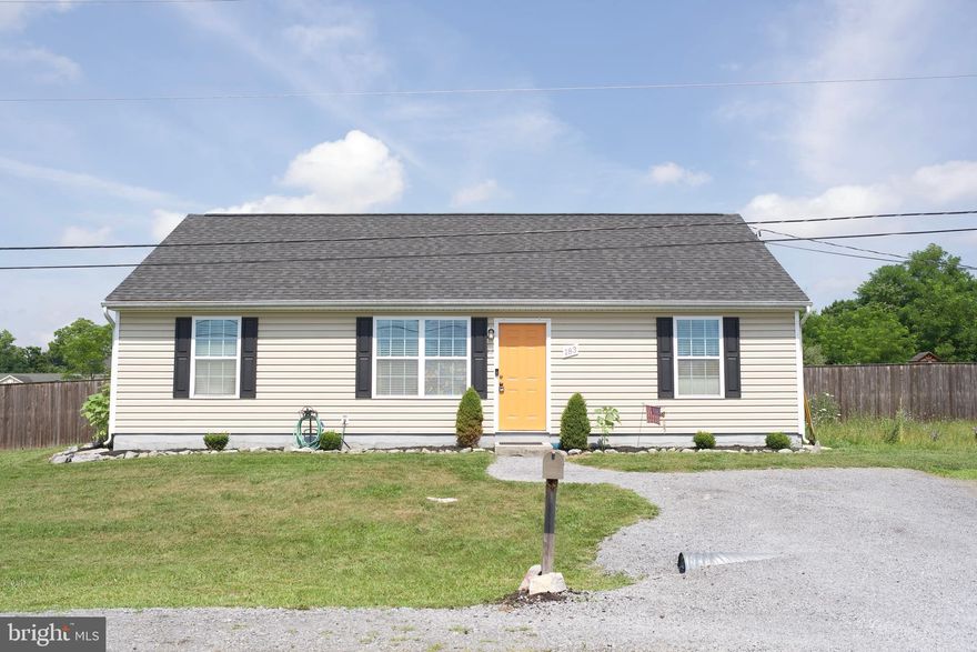 One level living.  Adorable ranch home situated on .54 level acres.  Home offers 3 bedrooms, and 2 bathrooms. Patio and generous fenced back yard offers  privacy to enjoy the outdoors, entertain, or let you pets run.  The level  lot has plenty of space to start a garden or add a garage.  The finished space the 12 by 20 shed/studio offers has so many possibilities!   No HOA!  Located just off Route 11 and close to I81. Close to shopping, school, restaurants and more.  Call for an appointment today!