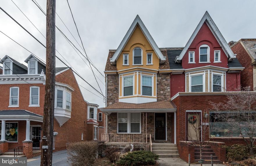 This house is well maintained with plenty of light in the morning and afternoon to stream through the various stained glass windows.  It is within walking distance to park and museum and other downtown amenities.  There are 5 parking spaces in back and on-street parking.  New high efficiency gas boiler with 3 zones.