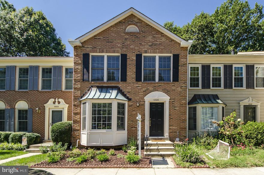 Stunning, light-filled three-level brick townhouse, offering modern updates throughout. Enjoy a spacious kitchen with an island, stainless steel appliances, and elegant granite countertops. The home features updated bathrooms, carpeting, and beautiful hardwood floors. The finished walkout basement includes a full bath and a cozy wood-burning fireplace, perfect for relaxing. Ideally located near Burke Centre Shopping, community pools, Fairfax County Parkway, just 2 miles from the VRE (Virginia Railway Express), and George Mason University. Two assigned parking spaces. The property backs to serene, wooded views!