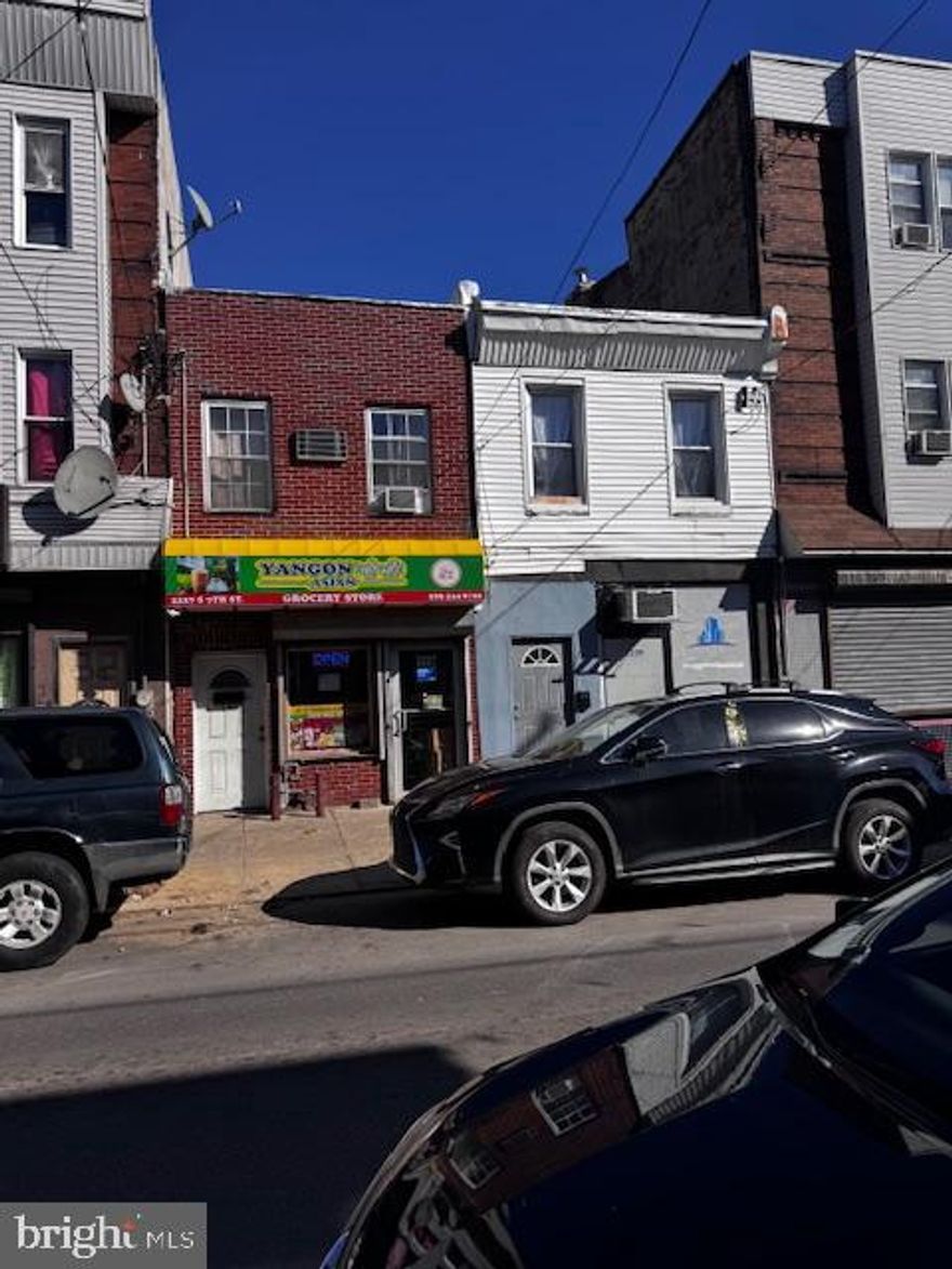 Two  mixed use properties on south 7th St.  One grocery store and one community center.  The 2nd floor both have a 2 bedroom apartment in very good condition.  We are asking $135,000 per unit, you collect around $1000 each month for  each unit. It's great turn key business.