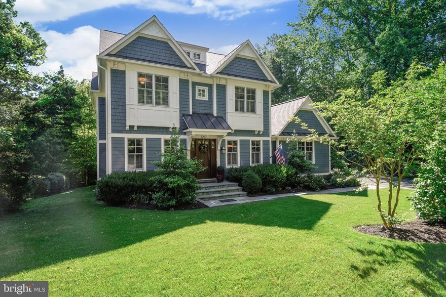 From the best lot in McLean's most idyllic neighborhood comes this stunning five bedroom, four-and-a-half bath masterpiece backing to McLean Central Park's thirty five acres. Heaven awaits: the park, tennis courts, library, community center, walking paths & creek. Walking distance to groceries, restaurants, coffee shops, elementary school and middle school. The very  private rear yard, established garden and 22' x 14' deck are perfect for watching birds and wildlife. Enjoy the morning light as it flows in the kitchen. This lovely Hardiplank/cedar home with ten foot ceilings is easy to care for and a dream for living. The family will gather around the island in the sumptuous kitchen, with bar & breakfast room, that opens to the great room with gas fireplace and built-ins. Truly wonderful open floor plan in kitchen and family room while offering plenty of private spaces throughout the house. Separate dining room and recreation room + fabulous mudroom right off the garage round out the main floor. Jeld-Wen windows, Thermador /Dacor, and 3-zone Bryant high efficiency HVAC. The second level layout is simply fabulous. Four spacious bedrooms anchored by the primary bedroom suite fit for royalty - great bedroom space, a sitting area, luxury bath and expansive walk-in closet...all looking out over the backyard and park. One other bedroom has a private bath and the Jack and Jill bath splits bedrooms three and four. The top floor is also amazing: Another bedroom and full bath plus another superb family space for TV, games or study. Extra storage on the third floor too. Last but not least is the 2-car side load garage and driveway with extra parking. This smashing property has it all!  Click on movie camera/virtual tour button to view interactive floor plans and photos. Closed as of 8/18/21