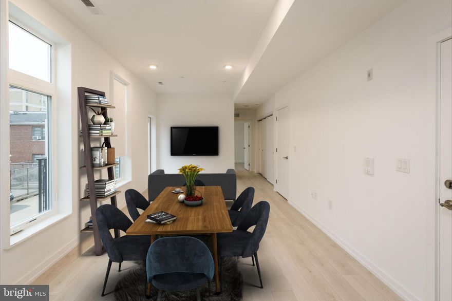 This immaculate apartment is located in the heart of Brewery Row. Now Offering 1 month FREE on a 13 month lease! Gross rent: $1,730. The community features 63 townhouse-like apartments, offering a clean and contemporary living with modern, stylish finishes. Each pet-friendly unit features top of the line finishes, upgraded kitchen amenities, and an in-unit laundry. Many apartments also offer private gardens or patio space.

This 2Bedroom+ 2Bath apartment includes a lovely balcony! Also features hardwood floors throughout, modern cabinetry and finishes, stainless steel appliances, and washers and dryers for convenience. This unit blends style, location, and value. Off street is available, private parking is also available for an additional fee.

Move in charges include: First Months Rent, Security Deposit, and a Second Deposit, commonly referred to as Prepaid Last Months Rent (to be returned after the first year). Additional terms may apply. Please see our rental application page for details.
Schedule your tour today!