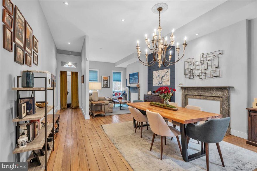 503 Fairmount — where historic charm meets modern luxury in Northern Liberties. 

This 4BD, 3.5BA home features 12’ ceilings, original wide-plank pine floors, and custom marble fireplaces, all paired with thoughtful upgrades throughout.

The chef’s kitchen includes Wolf & Sub-Zero appliances, granite countertops, large island, and a wood-burning pizza oven, opening to a private patio with pergola and built-in grill.

Flexible living across four levels includes a spacious primary suite, multiple guest/office options, and a finished basement with 10 seat home theater, 600-bottle wine cellar, and half bath.

Steps to local favorites, easy access to public transportation. Transferable parking available.