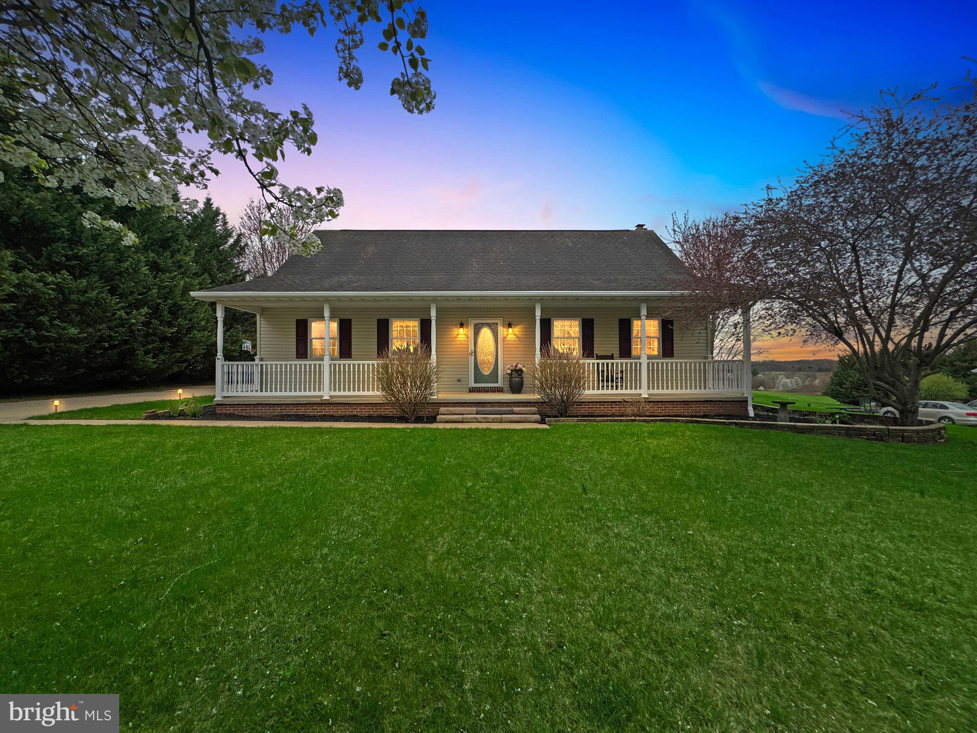 Welcome to 1165 Fox Run Terrace – a beautifully maintained and thoughtfully designed Cape Cod, perfectly situated on a full acre of open land, just 2 miles from the MD/PA line. This 2,372sqft 4-bedroom, 2.5-bath home offers versatility, charm, and comfort that currently including a main-level in-law suite that's ideal for multigenerational living, guests. The main living spaces are open and bright, designed for both relaxed everyday living and easy entertaining. A year-round sunroom connects the main home to the oversized garage, providing a light-filled space with access to the backyard and garage — perfect for morning coffee or casual gatherings. The attached garage includes a dedicated workshop area and a built-in parts washer — an ideal setup for hobbyists, mechanics, or anyone who loves to tinker. Outdoor living is just as impressive: enjoy peaceful mornings on the covered front porch, cozy evenings on the rear patio, or weekend get-togethers in the expansive backyard with plenty of room to garden, play, or simply unwind. The finished lower level includes a welcoming family room with a pool table and a custom-built bar — perfect for entertaining friends and family all year long. And when it comes to location, this home offers the best of both worlds: Just over 3 miles from scenic Long Arm Reservoir for hiking, boating, or fishing, under 6 miles to Walmart, groceries, restaurants, and shopping, & easy access to commuter routes while enjoying peaceful country living Don't miss this rare opportunity to own a versatile, well-maintained home in a prime setting with space to grow, breathe, and thrive.
