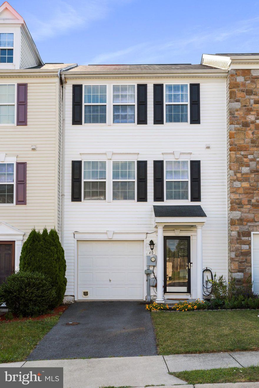 Beautiful townhome between Jefferson County, Shepherdstown/Charles Town and Martinsburg in Fairways East.  This three-level home has a 12x12 bumpout on each level from the full, unfinished basement to the spacious primary suite.  The home has a driveway and one-car garage plus has access to visitor parking close by.  The community has sidewalks throughout and is close to the Berkeley County Youth Fair grounds plus a newly opened, exceptional restaurant; eventually offering golf to the public.  The primary suite has a garden tub, separate shower, and double vanity.  The  back yard has a deck and fenced yard.  All levels are well maintained and move in ready.