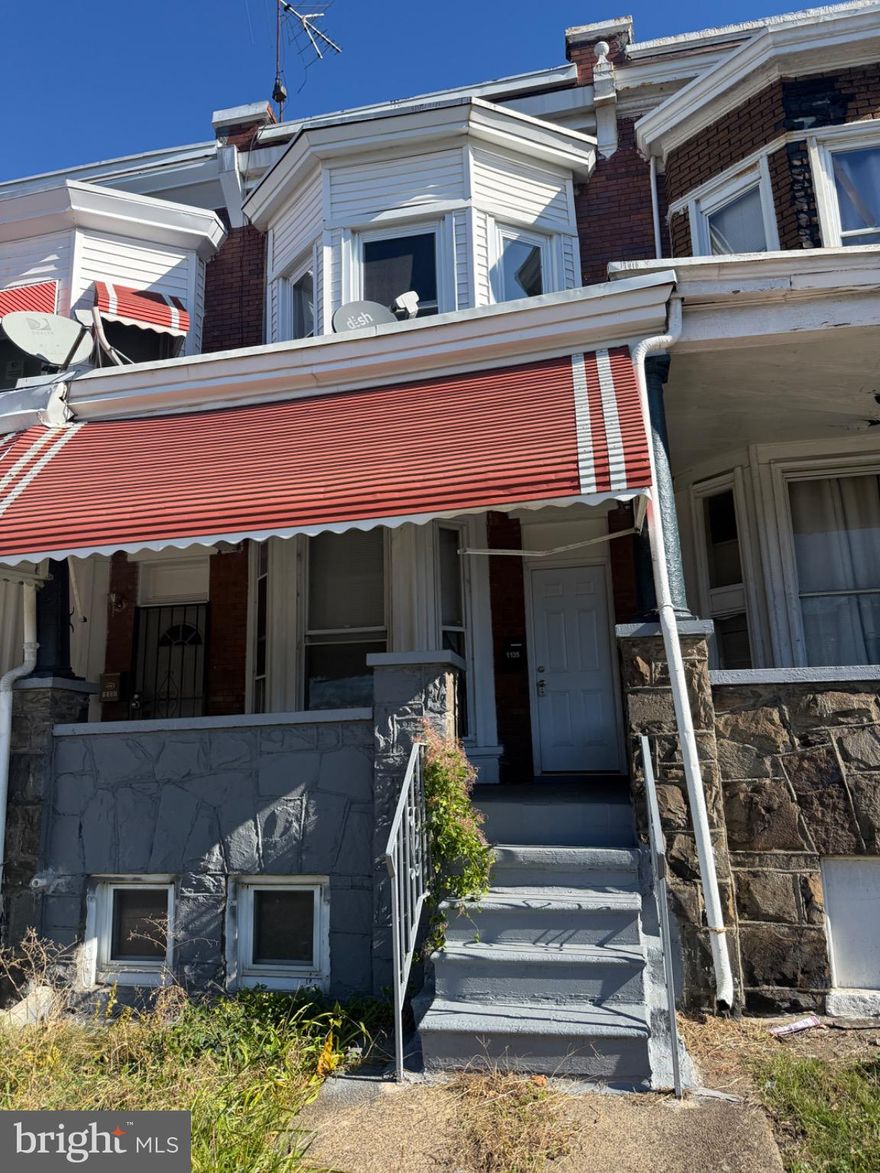 Home owner or Turn Key Rental Opportunity: Investor or DIY owner ready 3 Bed 1.5 Bath Row-house!

Just Final repairs and final Touches needed to achieve Top Market Rent & Instant Cash Flow.

Attention landlords and savvy investors and DYI Home owners, this spacious 3 bedroom, 1.5 bathroom row-house is a true high potential asset requiring only a new roof and final finishes to be tenant ready. With two bathrooms, this house is highly desirable and designed for maximum rental income.

The home has been substantially renovated on the interior and requires just final TLC to make it perfect for its first tenant or owner occupant. This offers the buyer an excellent opportunity to perform final touch-ups to their exact standard before placing a tenant.

Note: The property requires a new roof. Roof is leaking. House is being sold strictly AS-IS, allowing the buyer to capitalize on immediate equity by completing the roofing repair and final cosmetic details.

The location is superb for renters, offering easy access to commuter routes, including US-40 and the West Baltimore MARC Station.