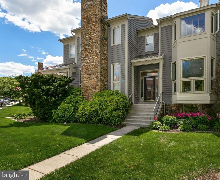 This outstanding, open and airy 4 Bedrooms & 3.5 Bath Summit Chase townhouse has additional loft of the main bedroom, offering great space to work or exercise. Main bedroom also features cathedral ceilings, hardwood floors, walk-in closet, main bath including separate tub & shower and dual vanity. Two additional good size bedrooms and full bath complete the upper level. Main level welcomes you with an open foyer & wood-burning fireplace that separates living and dining rooms. Welcoming sun-lit kitchen with corian counter top, breakfast area and access to a large & private double deck, that was entirely rebuilt in 2015(for outdoor entertaining). Windows in the kitchen and all upstairs bedrooms were replaced in 2015.  The townhouse features 2 zone HVAC system, and both  heating units and water heater were replaced within last few years. Spend time relaxing in fully finished lower level with additional bedroom and full bath and separate laundry room. Basement has a walk out to a back yard.  The HOA fee include community swimming pool and tennis courts, lawn care, snow & trash removal, roofing & exterior maintenance. Great school district. Walking distance to Quarry Lake shops and restaurants, 15 min to downtown Baltimore or Towson, close to 83 & 695 . Ideal location and great community!