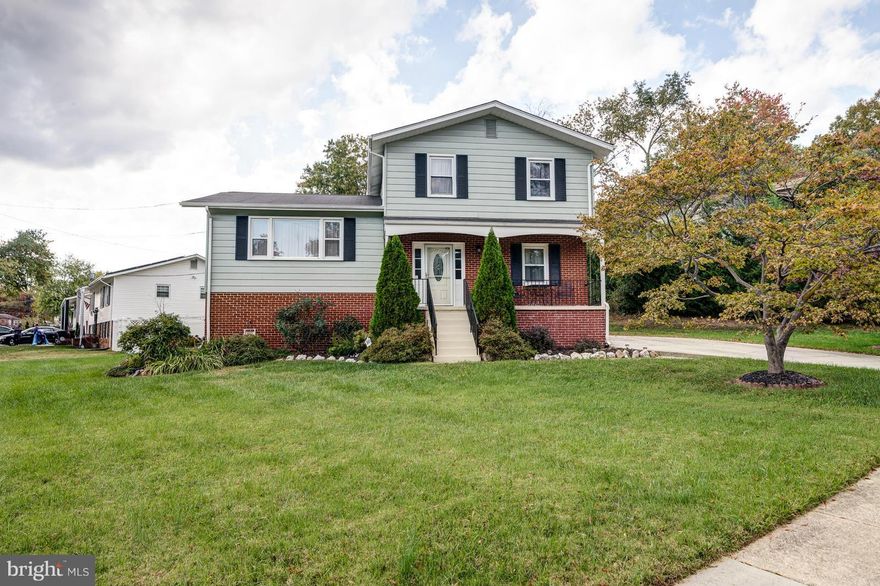 4 levels beautifully & lovingly updated, 4 good-sized bedrooms & 2.5 updated baths. 2 covered porches, front & back. The rec room in the basement is the perfect theater / game room, while the family room on the entry level has plenty of space for casual entertaining. Close to 495, 50, Metro and the Marc train, the location is a commuter's dream. Ample off-street parking