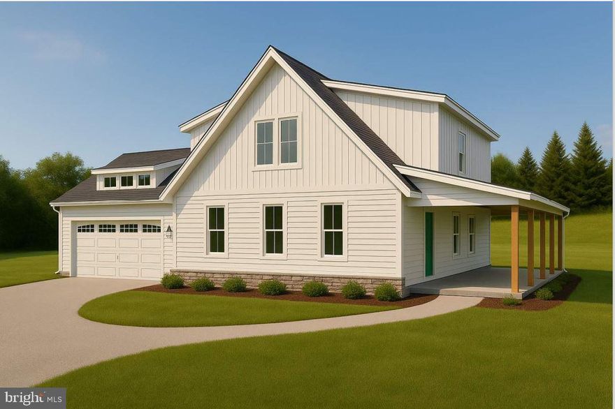 Be Our Neighbor at Mowery Orchards - 
Welcome to Mowery Orchards—where a quiet country setting meets everyday convenience. Nestled on a scenic 2-acre homesite with sweeping views, this charming cottage-style residence by award-winning TruConstruction offers over 2,700 sq. ft. of thoughtfully designed living space, including the comfort of a first-floor primary suite.
Custom-Built for You - There’s still time to personalize your new home by working with our interior designer, Jess, to select colors, finishes, and materials that reflect your unique style.
Step onto the expansive covered front porch and into an open-concept floor plan where the kitchen—with its center island—flows seamlessly into the spacious family room and dining area. The first-floor primary suite provides a private retreat with a walk-in closet and spa-inspired ensuite bath, while a conveniently located laundry area sits just off the garage entry.
Upstairs, two generously sized bedrooms, each with walk-in closets, share a stylish Jack-and-Jill bath. Outdoor living is equally inviting with a rear patio, perfect for evening relaxation.
As a Mowery Orchards resident, you’ll also enjoy access to 54 acres of preserved open space, complete with a one-mile walking trail—an ideal blend of nature, recreation, and community.
Discover the best of Central Pennsylvania living with a home that balances charm, functionality, and timeless craftsmanship.