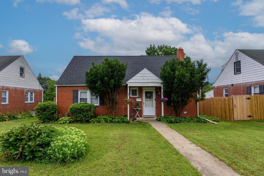 Great opportunity for a growing family.  Solidly built brick story and a half - 4 Bedrooms, 2 full Baths, enlarged modern kitchen, first floor laundry room, gas heat, newer roof (3 years), replaced windows, fenced rear yard, off street parking, large deck, and a wood burning fireplace.  Wonderful neighborhood, convenient to everything.  You'll love your new home!
When reviewing photos, keep in mind current tenant has a lot of stuff, and home is cluttered.   Please overlook and use floor plans and older photos used, to envision your items in your new home.
Up to 60 day settlement requested.   Settlement can occur prior to possession.
SELLER TO PAINT, HANG DOORS, AND RPLEACE DECK TOP RAIL BOARDS AFTER TENANT DEPARTS.