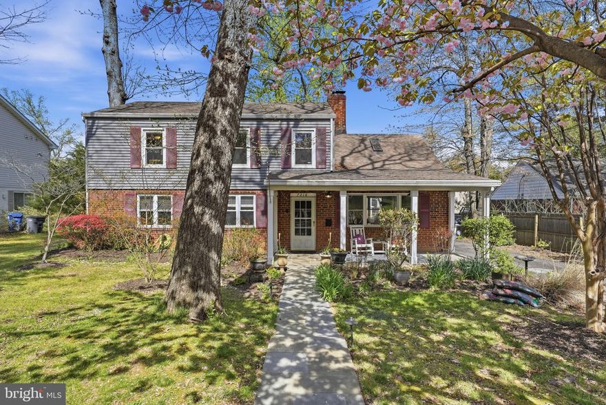 Charming, and beautifully updated Poplar Heights home in Falls Church.  This home boasts 5 bedrooms, 4 full bathrooms, a bonus loft/bedroom space, updates throughout, and spacious living. Recently renovated bathrooms, a 750 sq ft, primary bedroom suite with office, new luxury vinyl plank flooring throughout, newly renovated kitchen and appliances and so much more. Oversized attached single-car garage. Flagstone walkway and path, covered porch with ceiling fans, and ample yard space with mature landscaping. Mclean High School Pyramid! Located a short walk from everything Falls Church City has to offer; you can enjoy the warm weather ahead at Founders Row. Restaurants, bakeries, movie theatre and more in the neighborhood. Wonderful street and wonderful neighbors. Don't miss out.