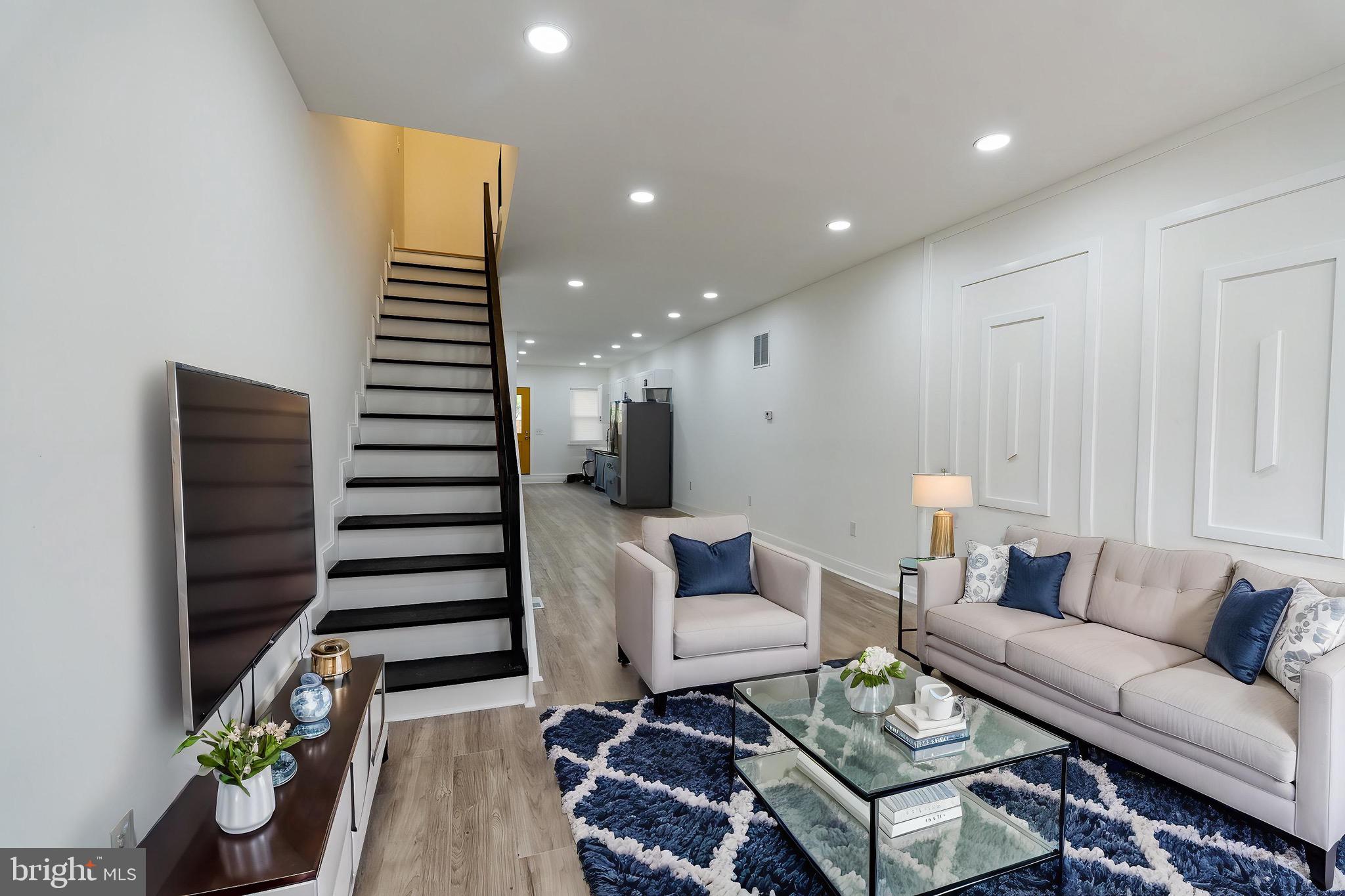 Welcome to 1626 E Lafayette Ave!
This beautifully renovated home in the rapidly developing Oliver neighborhood offers a spacious open floor plan, ideal for modern living and entertaining. Featuring three bedrooms and two full bathrooms, the property boasts a kitchen outfitted with custom cabinetry, elegant rose quartz countertops, and sleek stainless steel appliances. The fully finished basement includes a versatile bonus room, ready to accommodate your unique lifestyle—whether you need a home office, exercise space, or guest suite.
Enjoy the convenience of being within walking distance to Johns Hopkins Hospital and just minutes from some of Baltimore’s celebrated neighborhoods—such as Fells Point, Mount Vernon, Inner Harbor, Harbor East, and Station North—all known for their vibrant dining, shopping, and entertainment options.
Eligible buyers may take advantage of multiple homeownership incentives, including the Baltimore City Vacants to Value $10,000 grant, Baltimore City Employee Homeownership $10,000 incentive, and the Johns Hopkins Live Near Your Work program, which may offer down payment or closing cost assistance (eligibility requirements apply; buyers should verify program participation).
Don’t miss the opportunity to make this stunning home yours—schedule a tour today!