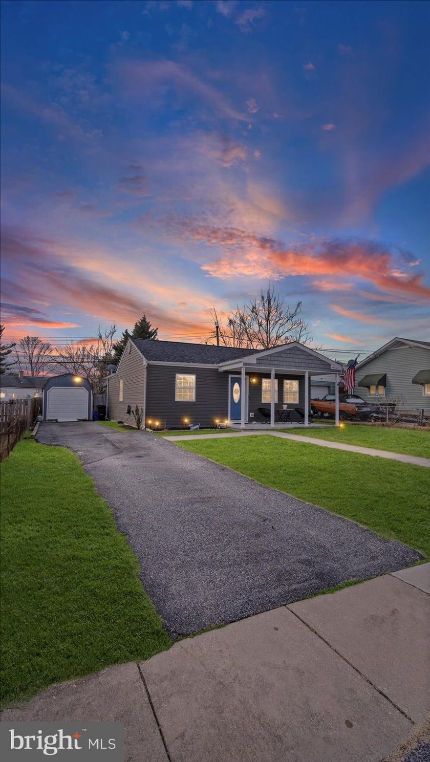 **MOVE IN READY SINGLE FAMILY HOME FOR UNDER 300k. YOU CANNOT FIND THAT ANYWHERE ELSE** Adorable, beautifully maintained 3BR/1.5BA Rancher located in the quiet neighborhood of Aero Acres. Pull into the driveway, park in front of the detached one-car garage, make your way to the covered front porch and open the door into your forever home. Step inside to a home filled with natural light, an open main living area, and luxury flooring.  A half wall separates the spacious living room from the open kitchen and dining area. The kitchen boasts plenty of cabinets finished with crown moldings, glamorous granite countertops with a tiled backsplash, stainless steel appliances, and a corner sink. The half wall allows you to interact with your family and friends. Just beyond the kitchen is a laundry closet and one of the two secondary bedrooms.  Off the living room are the second spacious secondary bedroom, a full bath, and a larger primary bedroom with a private half bath behind a barn door. Step outside to a beautifully manicured lawn in both the front and back yards.  A large stone paved patio allows you to enjoy the privacy of your back yard.  This move-in-ready home is perfectly located near shopping, restaurants, and commuter routes.