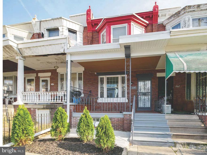 Beautifully rehabbed 2 story brick home in the Overbrook neighborhood of Philadelphia. This property has been uniquely transformed to a modern and sleek 3 bed 2 and a ½ bath home with upgraded finishes including: new washer, dryer, hot water heater, new concrete sidewalk, AC unit and much more! Walk up to your fully renovated porch and through the door and you will be immediately greeted by your open concept layout featuring your living, dining, ½ bath,  and kitchen area. The soft cool tones of the beautifully laid floors and wall color are complemented by the recessed lighting and by the large front window giving each room plenty of natural light.  The gourmet kitchen has 40’ white soft closed cabinets, stainless steel appliances, breakfast bar,  beautiful granite countertops, white subway tile backsplash, and under cabinet lighting with a remote. Continue out your back door to find your own private yard and newly built 10x8 deck! Enjoy entertaining your family and friends in the privacy of your own outdoor oasis. The second floor features your primary bedroom which has bay windows, his and her closets, and a full modern bath that has a folding frameless glass door. Two nicely sized additional bedrooms can also be found on this floor with another full bath which has porcelain tile, integral sink with a modern vanity, and a medicine cabinet. The basement has your washer and dryer, additional closets for storage and is a wonderful place for a work out space, home office, or even an extra bedroom. This home is conveniently located near 13th-Market to 63rd-Malvern at the Lansdowne Av & 62nd St stop. The nearby parks include Tustin Recreation Center, Carroll Park Playground and Cobbs Creek. This home is only a 9-minute ride to Fairmount park including, The Mann Center, Horticulture Center, Please Touch Museum, and much more! So, whether it's a night exploring the city or a quiet evening at home, this place is a must see!