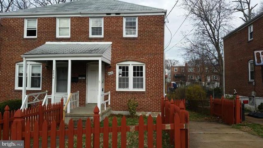 !!! SOLD AS-IS !!! BUYER TO VERIFY GROUND RENT. IF GROUND RENT EXISTS THE SELLER WILL NOT REDEEM. 2 BED 1 BATH END UNIT. IN NEED OF REPAIRS. PARTIALLY FINISHED BASEMENT. LA TO HOLD EMD. EMD TO BE IN CERTIFIED FUNDS. CALL CSS TO SHOW. FIRST LOOK PERIOD.