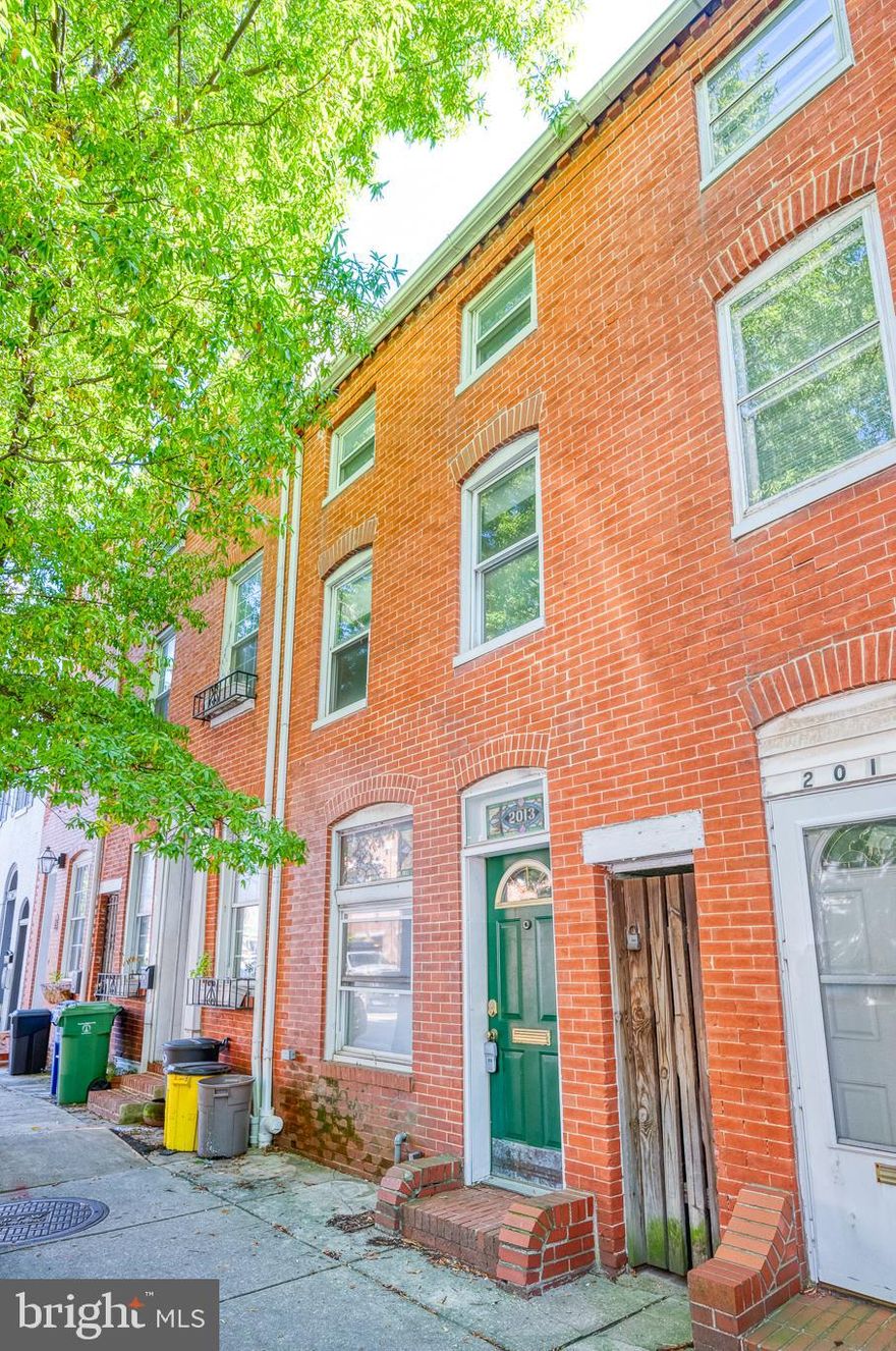 Great fixer-upper opportunity in this convenient Fells Point location, close to everything ! Bring your vision to life and make this 3 Bedroom/1.5Bath blank canvas you’re own!  It features a galley style kitchen with newer cabinetry, stainless steel appliances, and quartz countertops.  The primary bedroom on second floor provides easy access to both the full bath and combined laundry room.  A small deck provides some outdoor space off the back of the second floor of the townhome.  Conveniently located near the Baltimore waterfront promenade, local shopping centers, restaurants, and major routes of travel! The home is ready for your improvements, it is being sold in AS-IS condition. OFFER DEADLINE -  Submit highest and best offer by Saturday Oct 15, 2022 at 4PM.