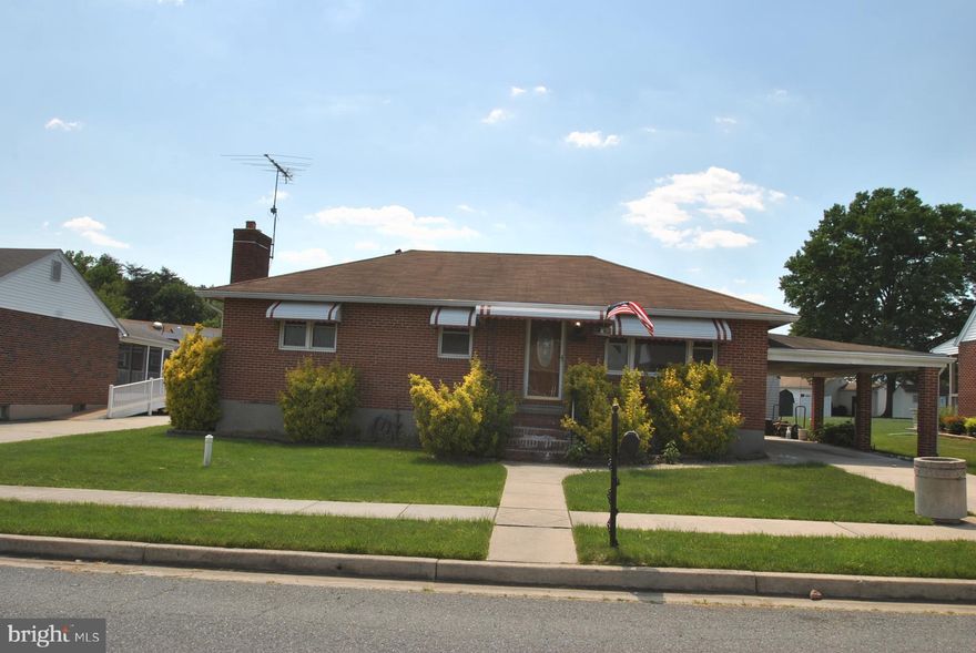 GORGEOUS ALL BRICK RANCHER IN THE HEART OF ROSEDALE! FEATURES: GLEAMING JUST REFINISHED NATURAL HARDWOOD FLOORS THRU MAIN LEVEL, FRESH NEUTRAL PAINT THROUGHOUT, UPDATED KITCHEN APPLIANCES, FULLY FINISHED WALKOUT BASEMENT WITH FIREPLACE AND BONUS HOOKUP FOR A 2ND KITCHEN, LOTS OF EXTRA STORAGE SPACE, REAR CONCRETE PATIO AND 2 STORAGE SHEDS, EXTRA LONG DRIVEWAY WITH CARPORT AND TOO MUCH MORE TO LIST HERE! PROPERTY IS PRICED BELOW MARKET VALUE FOR A QUICK SALE AND IS BEING SOLD IN AS IS CONDITION!