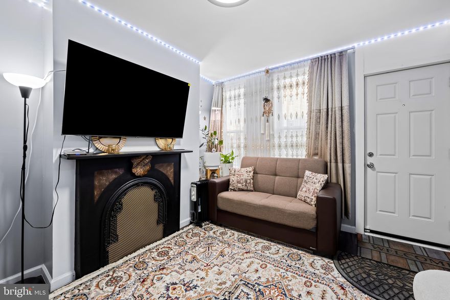 Lovely, fully renovated Union Square rowhome meticulously updated by the owner with thoughtful attention to detail throughout. The main level offers a bright living room featuring the original decorative fireplace mantel, a separate dining room, a convenient powder room, and a gourmet kitchen with granite countertops and stainless steel appliances. A rare main level laundry room adds everyday ease and functionality.

The upper level includes two bedrooms and one full bath. Luxury vinyl plank flooring and central air conditioning provide modern comfort throughout. The unfinished basement is ideal for storage and utilities.

The fenced rear yard provides space for gardening, entertaining, or relaxing outdoors. Located just one block from Union Square Park and close to Hollins Market, Zella’s, Pigtown, shopping, and dining. Easy access to the West Baltimore MARC Station makes commuting to Washington, DC and major employers such as NASA efficient. Convenient to BWI Airport, I 95, and the Baltimore Washington Parkway, offering excellent regional access.

Ideal for a first time homebuyer or a savvy investor seeking a turnkey addition to their portfolio.