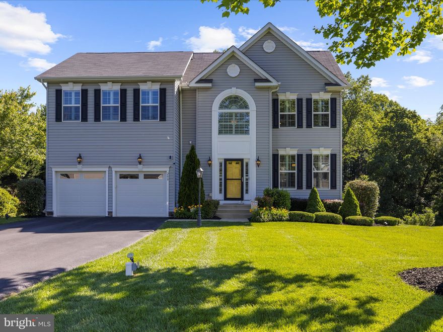 Nestled in a quiet, established neighborhood, this stunning colonial offers over 3,600 square feet of thoughtfully designed living space and a serene, wooded backdrop that brings nature right to your doorstep. Built in 2017 and set on over half an acre, the home combines modern upgrades with timeless charm. The backyard is a true outdoor retreat, featuring a paver patio, stone firepit, spacious shed, and a screened-in porch with full electric—perfect for relaxing or entertaining year-round. Inside, you’ll find 4 generous bedrooms and 3.5 bathrooms, including upgraded California closets for elevated organization. The main level’s large windows invite in natural light and tranquil wooded views, enhanced by automatic blinds for added convenience. This home is also EV-ready with dedicated wiring (charger not included), a new dishwasher, washer/dryer, and a UV light system on the HVAC for improved air quality. Septic pumped in April for peace of mind. A rare find blending comfort, privacy, and modern living in the heart of Prince Frederick.