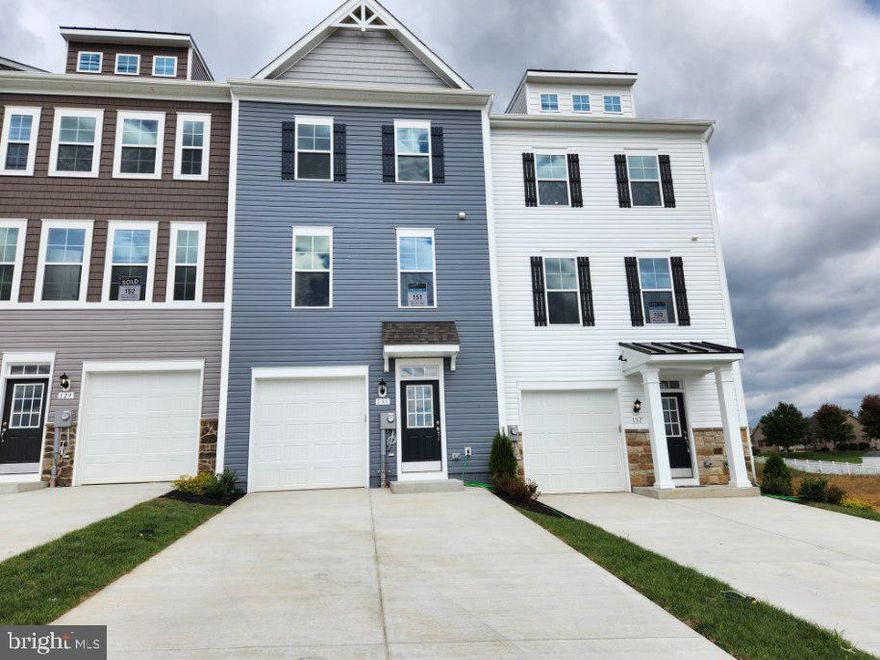 IMMEDIATE DELIVERY! Upon entry of this wonderful Bedford II townhome, you are greeted to a welcoming entry with a handy coat closet. The lower level offers a finished rec room with a full bathroom. The main level offers luxury vinyl plank flooring throughout and a spacious living room with adjacent powder room. The well-appointed, eat-in kitchen features an 8 ½ foot island, SF Real Granite countertops and stainless steel appliances. The spacious primary suite featuring a generous walk-in closet and an en suite bath with a dual sink vanity and an oversized seated shower. Two secondary bedrooms & full bath, linen closet and a centrally located laundry complete the upper level! Set in a wonderful new community, in a prime location for I-81, Rt 11, I-70 commuters, mountain views, walking distance to shopping, restuarants, access to Spring Mills schools, and close to interstate just minutes from the MD line. Schedule your tour TODAY!
