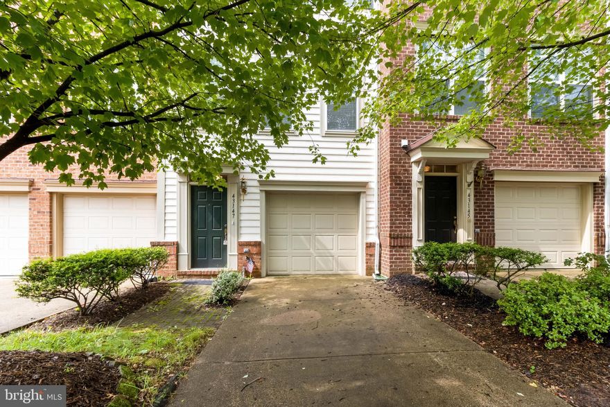 3 level 1 Car Garage Townhouse in sought-after Broadlands  Over 1800 SQ FT. 3 miles from the Silver line metro. It features newer paint, carpet, light fixtures, and a newly renovated master bathroom. Backs to private woods with a large deck and walkout lower level. Family room with cozy gas fireplace. The main level has nice hardwood floors, an open concept living & dining space, a large kitchen, and a breakfast room with access to your private deck.  All New SS Appliances. New faux wood blinds throughout. The master bedroom is large and has vaulted ceilings, a walk-in closet, dual updated vanity. 2 additional spacious bedrooms upstairs with an updated hall bath. Tons of natural light throughout.  SORRY, NO PETS PLEASE.  Pictures are from a the lisitng in 2021.  Available from October 01, 2023.