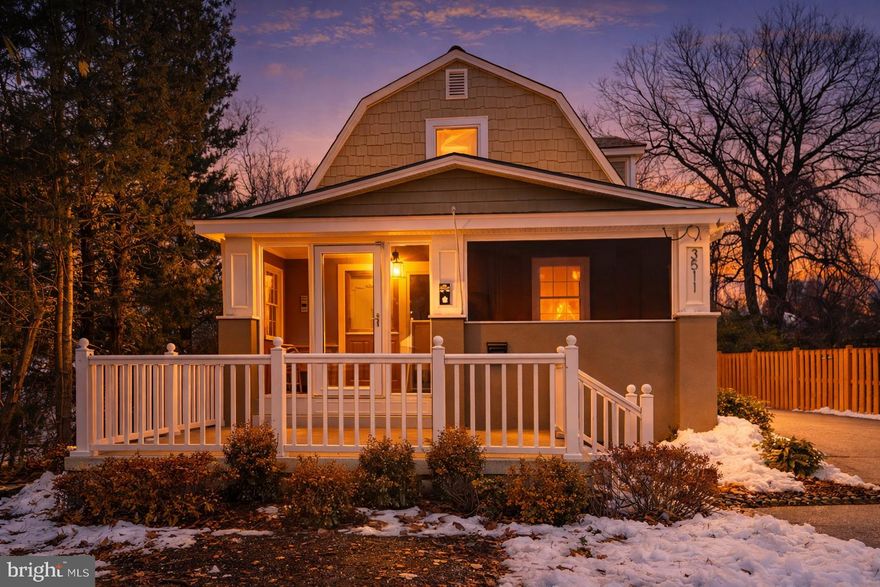 Don't miss this uniquely beautiful home in Kensington! 3511 Decatur retains its 1920s charm while being thoughtfully updated for the modern buyer. Outdoor lovers will appreciate the flat, fenced backyard with a patio and pergola and the welcoming front porch. The highlight of the main level is a gourmet kitchen with dark wood cabinetry, stainless steel appliances, custom tile backsplash, a convenient island with seating, and a generous counter space with a pantry offering extra storage. Whether you're looking for space for your dining room table, a place to work from home, or simply the ability to have plenty of living room AND family room space, the unique main level layout allows for any option you chose...plus you can walk out to your deck!  Each of the bedrooms has an en-suite bath, ample closet space and plenty of light. Vaulted ceilings add charm plus and airy feel. Plenty of storage as well as a front-loading washer and dryer in the lower level. Notable upgrades include water heater (2024) and HVAC.  Enjoy like the feel of small-town life in Kensington with a weekly farmers market, local shops and restaurants, unique local events and highly rated schools. Easy access to I-495, Washington DC, and Rock Creek Park. Schedule  a showing today!