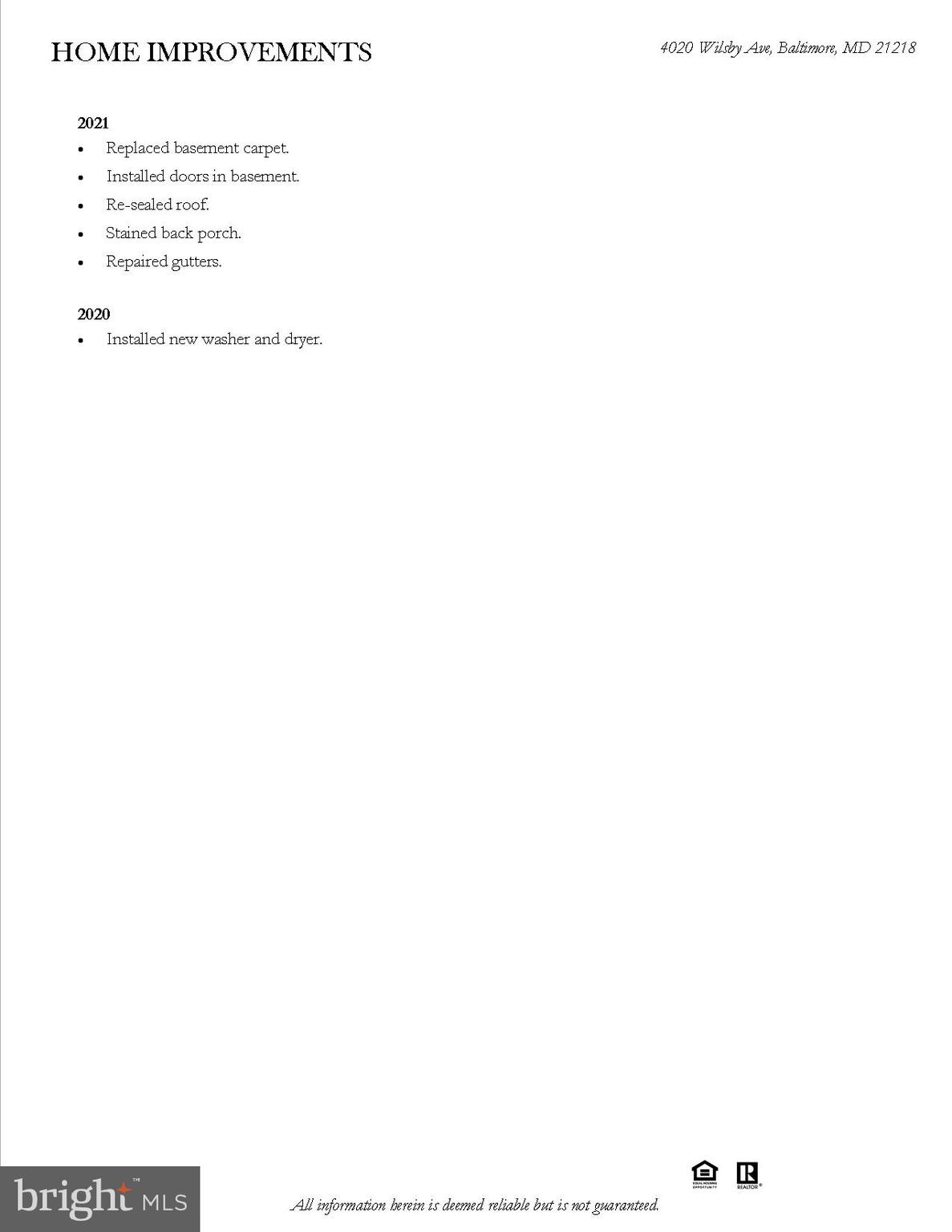 NONE AVAILABLE - Residential