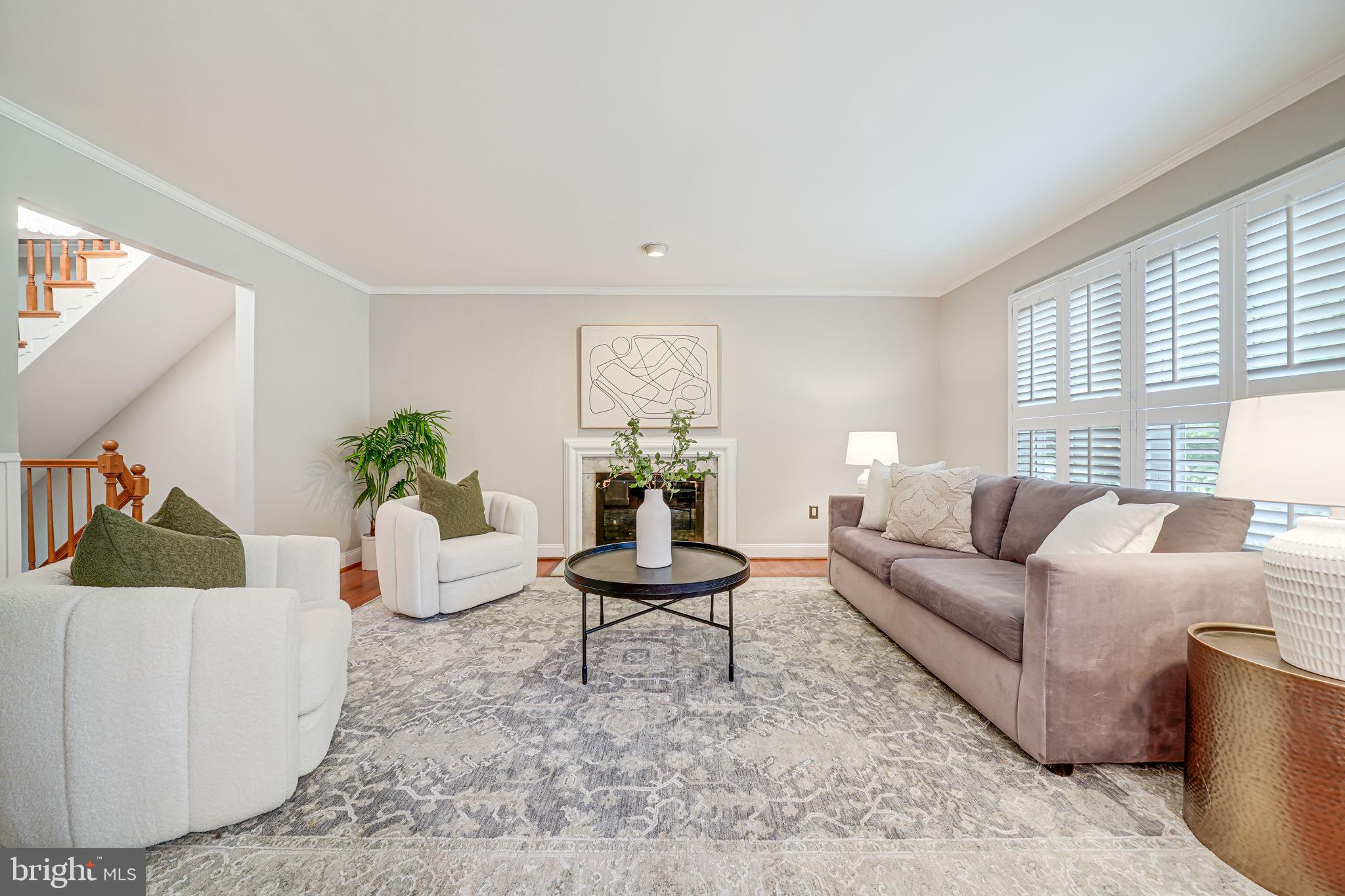 Welcome to Greentree Landing! Located in the sought-after Stratton Commons community, this end-unit townhome offers a perfect mix of comfort and convenience. With fresh paint and new carpet throughout, it’s move-in ready and waiting for its next chapter.
Inside, you’ll find three spacious bedrooms, two full baths, and two half baths across three levels of natural light. The updated kitchen features granite countertops, stainless steel appliances, and a dining area that works perfectly as a breakfast room. A formal dining room provides space for entertaining, while a fireplace in the living room adds a warm focal point.
Upstairs, the bedrooms are generous in size, including a comfortable primary suite with ample closet space. The fully finished walk-out lower level adds flexibility with a recreation room, a second fireplace, and a bonus room that can serve as an office, guest room, or workout space. Outside, the deck and private backyard create a quiet spot to relax or gather with friends.
Updated in 2021 with a new HVAC system, laundry, and refreshed bathrooms, the home has been thoughtfully maintained to offer peace of mind.
The location is ideal; just minutes to Westfield Montgomery Mall, parks, and local amenities, with easy access to I-495, I-270, and downtown Bethesda.