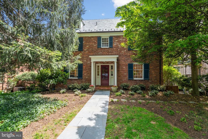 UNDER CONTRACT - OPEN CANCELLED! Fabulous opportunity in North Cleveland Park! Just around the corner from newly developed City Ridge (Wegman’s, Tatte and more!)  and less than 15 minutes to Tenleytown and Van Ness Metros by foot, this exceptional colonial is nearly 5,000 square feet over four levels. With the layout everyone is hoping to find, this light-filled home was beautifully renovated and expanded by Richard Zantzinger. Center hall entry leads to a generously sized living room with fireplace (which opens to a phenomenal covered terrace) and to a lovely dining room. The gorgeous chef’s kitchen with custom cabinetry, soapstone countertops, center island and counter seating overlooks the family room with bays to side and back - perfect to accommodate a breakfast table if desired. Doorways from the living room, back hall and family room access the large covered terrace, deck and gorgeous yard, complete with a playhouse built by Jim Gibson! Four bedrooms and three full baths are on the second level, including a fabulous primary suite with tray ceiling and walls of windows overlooking the rear and sides, a walk-in closet and a primary bath with double vanities, soaking tub and separate shower. Two additional large bedrooms and another bath are on the third level. Great recreation room with fireplace, 7th bedroom and 5th full bath are on the lower level, as is access to the oversized garage with automatic opener. Also nearby are the shops of Cathedral Commons and Cleveland Park, and numerous beloved public and private schools, parks and playgrounds, including the newly renovated Hearst Recreation Center, featuring playgrounds, fields and a brand new pool and tennis courts. Don’t miss the chance to be in the heart of it all in this lovely and serene spot!