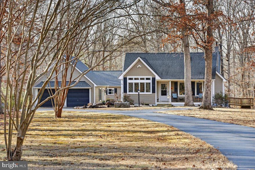 Welcome to this custom-built home offers a distinctive design and a peaceful country setting, delivering the perfect balance of privacy and convenience. Situated on 10 acres just minutes from I-64, the property provides easy access while maintaining a serene rural feel.

The main residence features over 1,600 square feet of thoughtfully designed living space offering two bedrooms, an office, a loft and two full bathrooms.  Beyond the home itself, the property offers an impressive array of functional and flexible spaces, including a two-car detached garage conveniently located near the house, a second detached garage behind the home with an accessory apartment, workshop, and an oversized workspace complete with a car lift and ample room for a variety of uses.

Additional highlights include a whole-house generator, woodfire outdoor boiler and abundant storage and work areas throughout the property. This unique offering presents endless possibilities for hobbyists, business owners, or those seeking extra space to spread out and enjoy.