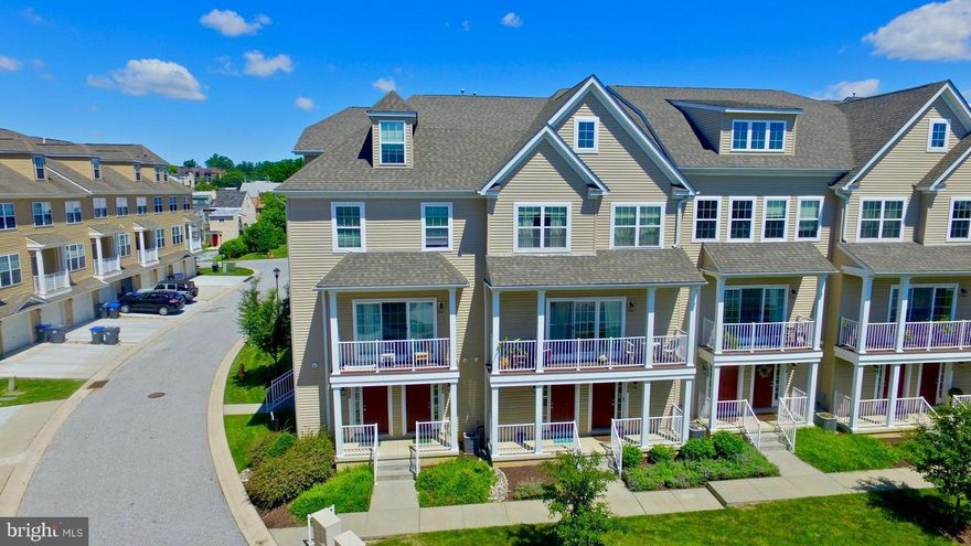 Very desirable West Chester borough location. Only 1 college student can reside here. Walking distance to center of town. 3 bedrooms, 3.5 bathrooms 1600 sq foot end townhome with 2 car deep garage freshly painted, digital lock and keypad for garage.  3rd parking space in the driveway apron. Constructed in 2013 this home offers an open traditional floor plan. Entrance from the front or garage. Foyer with coat closet and some additional storage in the water/heater closet. The main floor is open and offers LR, Dining area, kitchen with newer faucets and all steel appliances, Range, dishwasher, microwave June 2025. Room for bar stools, and balcony off the breakfast room area. Stackable laundry (2024) right before you enter an enlarged powder-room on the main floor. 2nd floor features the main suite, with double closets and double vanity. 2nd br or office/playroom/library. Full hall bathroom with a tub. The finished 3rd floor loft is used as a 3rd bedroom equipped with a full bathroom as well and closet space. Therefore, it's set up as a separate suite. Newer faucets in all bathrooms. Pet friendly on case by case. Schools are East HS Fugett Middle, East Goshen elem. Excellent home for those desiring garage space and multiple bathrooms. And still walking distance to town. Please only inquire if the total combined gross monthly income is at least 2.5 times the asking rent, credit score is 650+ and upfront funds available are at least 2-3 times the amount of rent. furnished photos are from current resident.