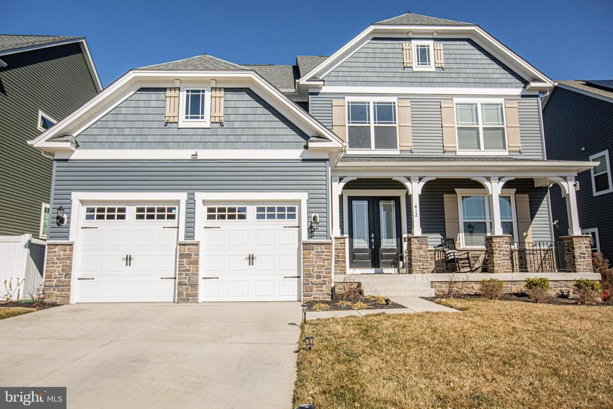WOW, COMPARE THIS HOME WITH THE MODEL WHICH SOLD FOR $925K AT 515 SOURWOOD CT!  *EXCELLENT DEAL HERE!  *LIKE NEW (2021)* THIS "ROWAN" MODEL HOME FROM DREES HOME IS LOADED!!!  FEATURES, OVER 4300SQFT ON 3 FINISHED LEVELS, WALKOUT BASEMENT, 5 BEDROOMS, 3 FULL BATHS, BAR, OVER $150K IN UPGRADES!  STONE FRONT, PROFESSIONAL LANDSCAPE PACKAGE, DRAMATIC 9' CEILINGS ON FIRST FLOOR, LUXURY VINYL PLANK FLOORING, GRANITE COUNTERTOPS, UPGRADED KITCHEN W/DOUBLE OVEN, MICROWAVE, S/S APPLIANCES, OWNER'S SUITE TO "LIVE FOR", 30 YEAR ARCHITECTURAL ROOF SHINGLES, DREESMART TECHNOLOGY PACKAGE, SPRINKLER SYSTEM FRONT & BACK, EXTENDED PATIO, BASEMENT WORK OUT ROOM, FIREPLACE & TV ACCENT WALL, ACCENT WALL IN LIVING ROOM, SO MANY UPGRADES, THIS HOME 
SHOWS LIKE A MODEL HOME!  BETTER HURRY THIS WON'T LAST LONG AT THIS PRICE!!!
PLEASE NOTE, THERE'S AN ADDITIONAL CDA (COMMUNITY DEVELOPMENT AUTHORITY) TAX IN THE AMOUNT OF $1660 A YEAR PAID SEMI-ANNUALLY IN THE AMOUNT OF $830!