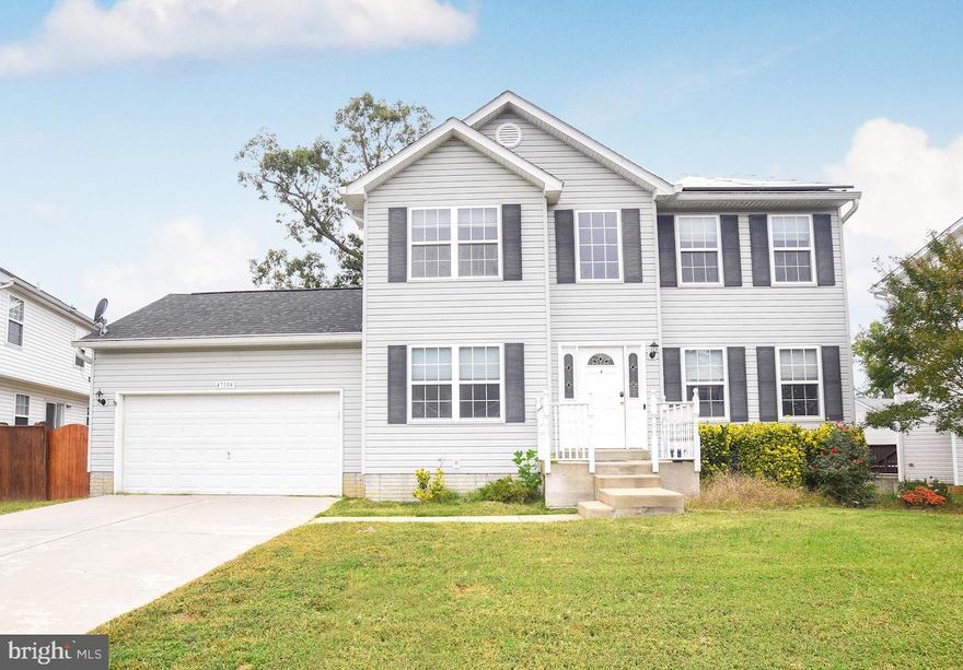 Welcome Home to this 3 bedroom/2.5 bath home in the Greenbrier neighborhood.  Home has been well maintained and move in ready.  Bamboo flooring on main level. Stainless appliances in kitchen and tiled flooring.  Generous sized master bedroom with walk in closet.  Master bath has separate shower, corner soaking tub and dual sinks.  Lower level has rough in for future bath and finished rec room which walks out to a large fenced in back yard.  Upper and lower decks for entertainment space.   Newer roof in 2018 with solar panels.  EASY COMMUTE  to both PAX River NAS and Webster Field.