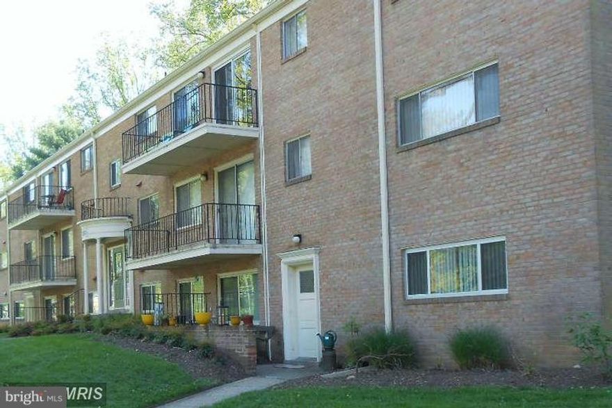 A wonderful opportunity in a fantastic neighborhood. Hardwood floors and an updated kitchen. Large rooms with a quite lush setting  facing trees.