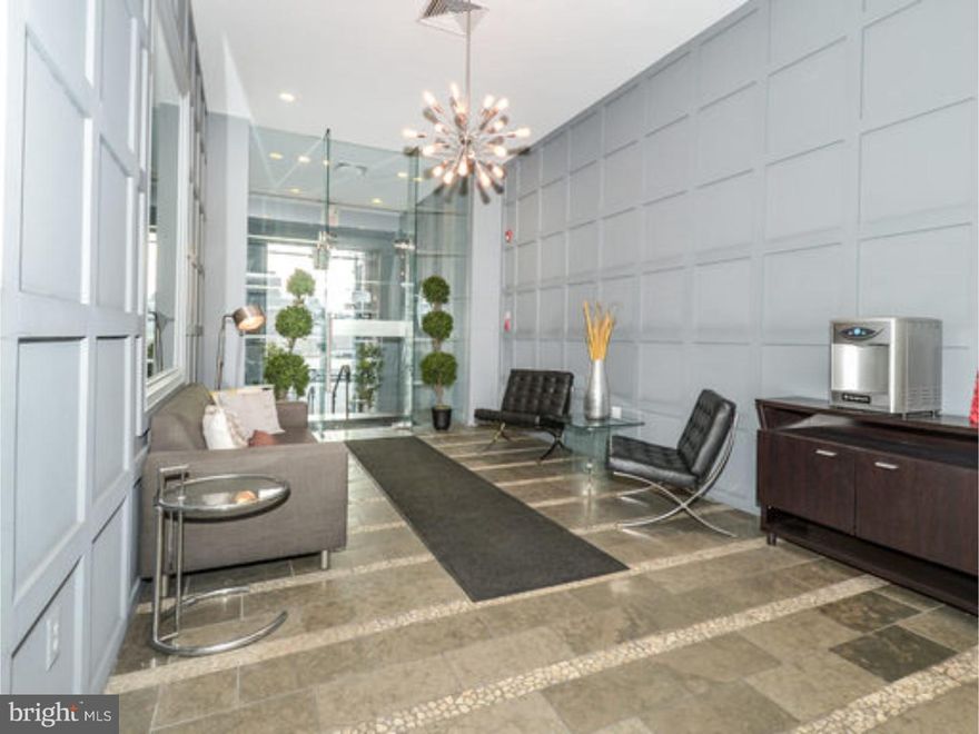 Located at the Marine Club Condos at 1100 S. Broad Street (Broad/Washington) we have a unit perfect for you, available now! The open living, dining and kitchen area boast shiny, hardwood floors throughout and impressive, high ceilings. Large windows allow for tons of natural sunlight; when desired. The kitchen is equipped with stainless steel gas stove, full size refrigerator, dishwasher, microwave and ample counter/cabinet space. The elevated, lofted bedroom area is large and freshly carpeted. The unit has central AC and also a ceiling fan in the bedroom. There is abundant closet/storage space. The bathroom is spacious, modern and stylish featuring nice tile work, a bathtub, and a separate shower. Tenants enjoy a huge, artfully landscaped courtyard perfect for relaxing, reading or entertaining.   For your convenience there is a washer/dryer installed in unit. Pets negotiable. Community features/amenities include: fitness center, 24/7 front desk in the grand lobby, gated access, parking available.  Unit layouts and finishes may vary*