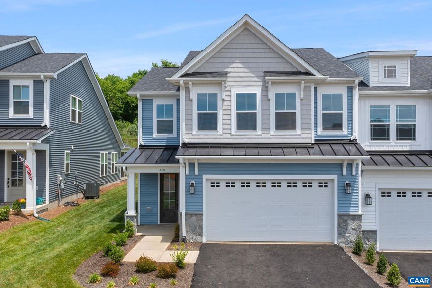 Move in today! Enjoy low-maintenance living and the convenience of being close to everyday amenities! Live at ease with your primary suite, laundry room, kitchen, and family room all located on the main level. This floor plan is perfect across all life stages. Elegant 9' ceilings throughout both floors allows the natural light to make this home feel even more spacious. Thoughtful features have been included throughout to make life easier, including 2-car garage with stepless entry, mudroom/laundry with dropzone cabinetry, oversized kitchen island, open layout, wide entryways and halls, and tons of storage opportunities! Upstairs, a large loft can be used as a playroom, guest space, rec room, or anything you desire. Two additional bedrooms with walk-in closets and a full split bath create a great space for your family or guests. Enjoy the outdoors from your back patio and screened porch. Great mountain views! Actual photos.,Quartz Counter,White Cabinets