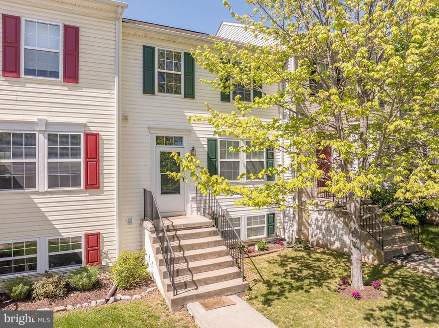 Priced to sell quickly! This conveniently located home offers 3 bedrooms, 2.5 bathrooms, and over 1,900 finished sq. ft. Inside, you will find an open floor plan ensuring you will have plenty of space for entertaining as well as crown molding throughout the dining and living room. The kitchen features a newer (2024) refrigerator, a newer (2024) dishwasher, and a large pantry. Access to the rear yard is located just off the living room where you will find a deck and stairs leading to your fenced rear yard which backs to green space. A half bathroom and coat closet off the foyer complete the first floor. Upstairs, the primary bedroom showcases a vaulted ceiling, a walk-in closet, and a full bathroom with a large soaking tub and separate shower.  Two additional bedrooms share a full hall bathroom. The finished basement will suit any of your needs as it can be used as a 4th bedroom or recreation room and offers a rough-in for a future full bathroom and a dedicated laundry room with a washer and dryer. Buy with peace of mind as this home comes with a 1 year AHS home warranty paid by the seller. HVAC is also still under warranty until 7/2026 and the water heater is under warranty until 10/2027. There are two assigned parking spaces and the community offers a playground. This home is located just off Route 340 & 9 in a perfect location for commuting to many areas in VA or MD and just 8 miles to MARC Duffields station.