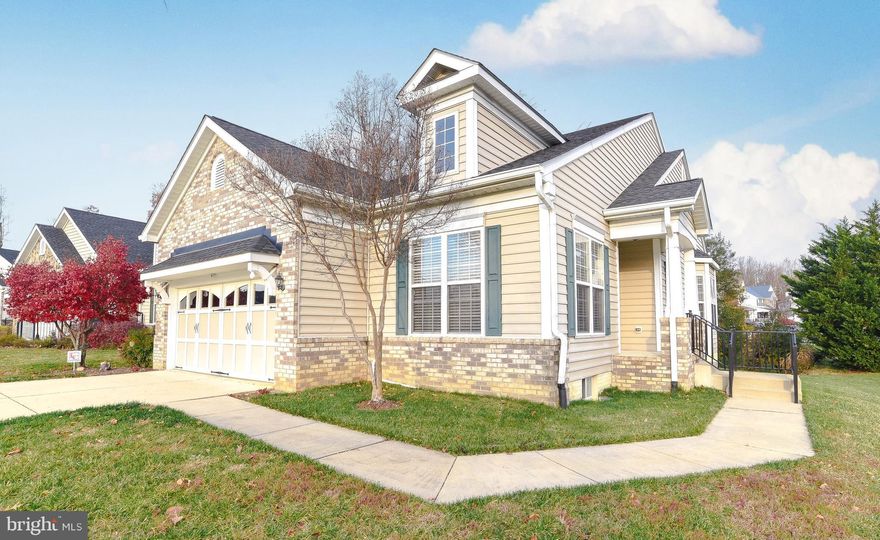 The absolute finest in single level living appoint this lovingly maintained rambler on finished walk-out basement in desirable Hawthorne Greene community. Hardwood flooring from entry foyer through the main living spaces of this home have been updated in all the right places. Natural light and newly installed stainless appliances, granite and backsplash bring exceptional finishing touches to the kitchen. Lovely cabinets, pantry with slide out trash bin, undercabinet lighting are features that fill this space. Eat-in kitchen with room for dining table enhance the openness between kitchen and family room. Crown molding and wainscot adorn the separate formal dining room and living room spaces which are perfect for entertaining. Master suite on the main level is crowned with tray ceiling adding height and dimension to this room. Plenty of storage with walk-in and linen closets. Master bath has new shower with seat. Lovely lighting, tile floor, double vanity are the many features included in this home. The lovely casement continues in the basement enhancing the built-in cabinets perfectly situated for tv entertaining. A room in the lower level adjoins the massive full bath room with soaker tub and separate shower. Discrete utility room with newer HVAC and plenty of extra storage included. This location is one to be desired if considering a 55+ community. This move-in ready home is suitable for the pickiest buyer. Don’t miss the opportunity to call this lovely home, your new “Home”.