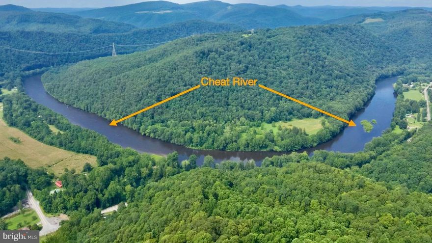 "Captivating Farm Above the Cheat" Nestled above the Horseshoe bend of the Cheat River spans this 171 +/- ACRE paradise. Nestled in a prime location that boasts jaw dropping mountain and river views along with abundant wildlife including deer, turkey, bear, and much more. This expansive property is a nature lover's dream, offering 35 +/- acres of flat pasture and numerous breathtaking building sites, private creek, and gated, gravel road access. Picture yourself surrounded by panoramic views that stretch across rolling hills and majestic mountains while the sounds of the Cheat River flow in the background. The landscape is reminiscent of Western scenes, providing an escape from the hustle and bustle of everyday life. Electric established to the meadows. A significant highlight of this property for potential income is the existing tower that offers a substantial lease agreement with a full-price offer. Established gravel driveway and trail system throughout. 25 +/- miles to Tygart Lake State Park. 30 +/- miles to Blackwater Falls State Park. 37 miles to Deep Creek Lake, MD. 40 +/- miles to Morgantown. 40 +/- miles to Canaan Valley Resort & Timberline Mountain.