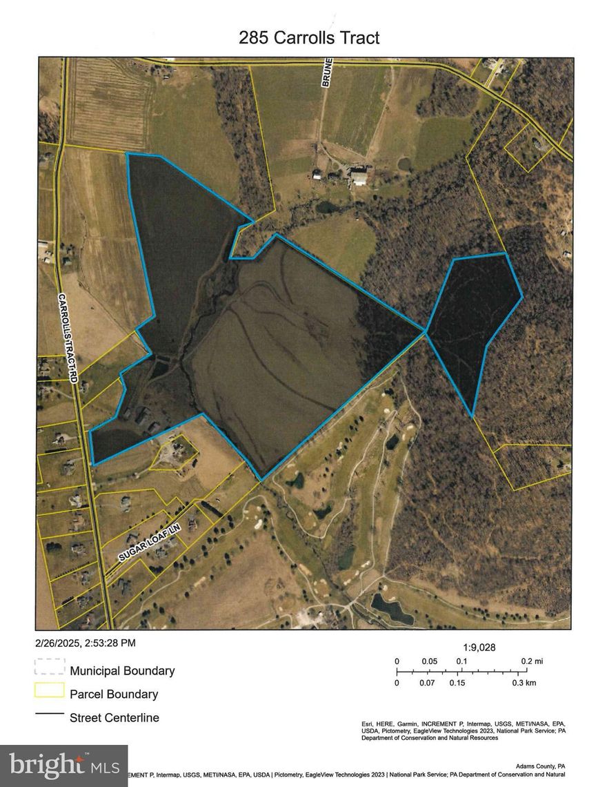 81 +/-  Scenic Farm Acres with (2) streams, 63 +/- pasture /crop acres, 17.41 +/- wooded/hunting acreage, (1) 2 story barn 50 x 80 plus (1) machine equipment 30 x36.  Subject to final subdivision. 
**No!! residential dwellings included. Picturesque vistas prime residential location. Trophy size deer on property.