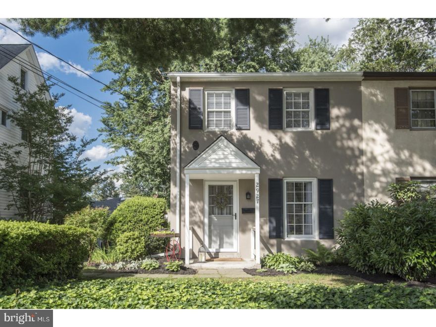 This home has been rented. If you're in the market to rent in Ardmore, look no further.  Located on a quiet street in Ardmore Park, this meticulously maintained twin has it all ? from its desirable location and curb appeal to its beautiful kitchen and open floor plan ? and will be available starting on September 1st.   On the first floor, you will find a spacious living room with a coat closet and built-in bookshelf, a half bathroom, and an updated kitchen with granite countertops and stainless steel appliances.  The oversized windows provide for lots of natural sunlight throughout the day.  A new rear sliding door leads to a quaint patio, backyard, and one-car garage.  The second floor features three bedrooms with ample closet space, a large hallway closet, and an updated full bathroom.  This home has hardwood floors throughout, as well as an attic and unfinished basement (with laundry facilities) for storage.  While this home has lots of great features, the best is perhaps its proximity to all of the wonderful amenities that Ardmore has to offer.  It is only blocks away from Normandy Park, the tennis and basketball courts at Elwell Field, and Haverford School District's Chestnutwold Elementary.  Also within walking distance are the Haverford College Nature Trail, Carlino's Market, Tired Hands Brew Caf  and Fermentaria, Suburban Square (and Trader Joe's!), as well as Septa Regional Rail and the Norristown High Speed Line for easy access to Center City.  This home will be available starting on September 1st, 2017.  The tenant will be responsible for the gas, electric, water, cable, and internet bills.  Smoking and pets are prohibited. This is a truly wonderful home in a desirable location.  Don't miss out on this great pportunity!